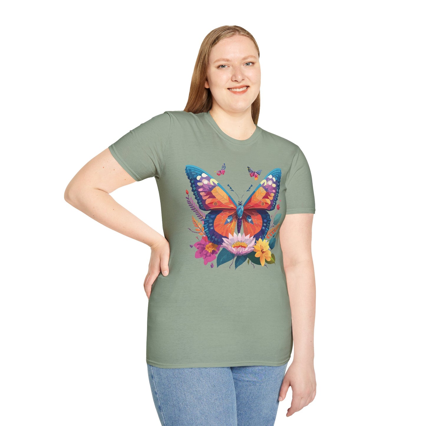 Butterfly Shirt, T Shirt with Butterfly, Monarch Shirt