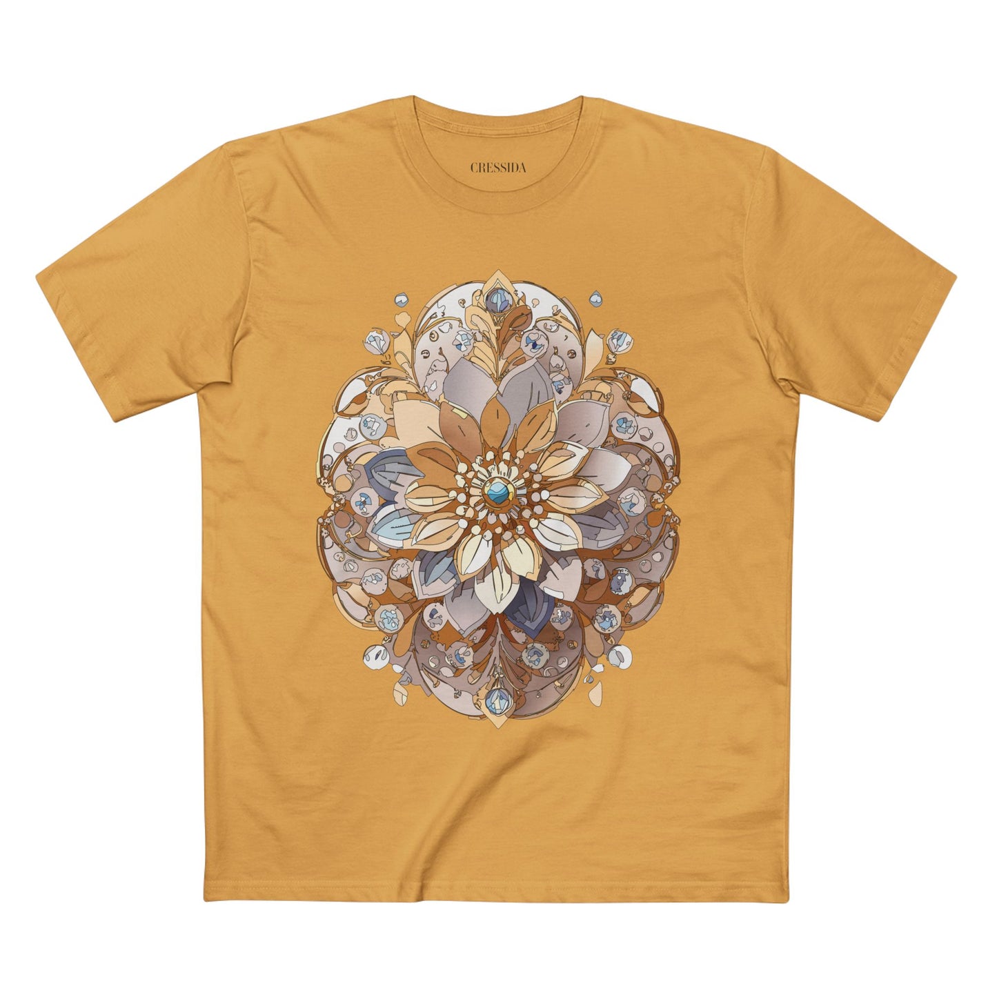 Floral Shirt, Shirt with Flower, Tee Shirt with Antique Flower