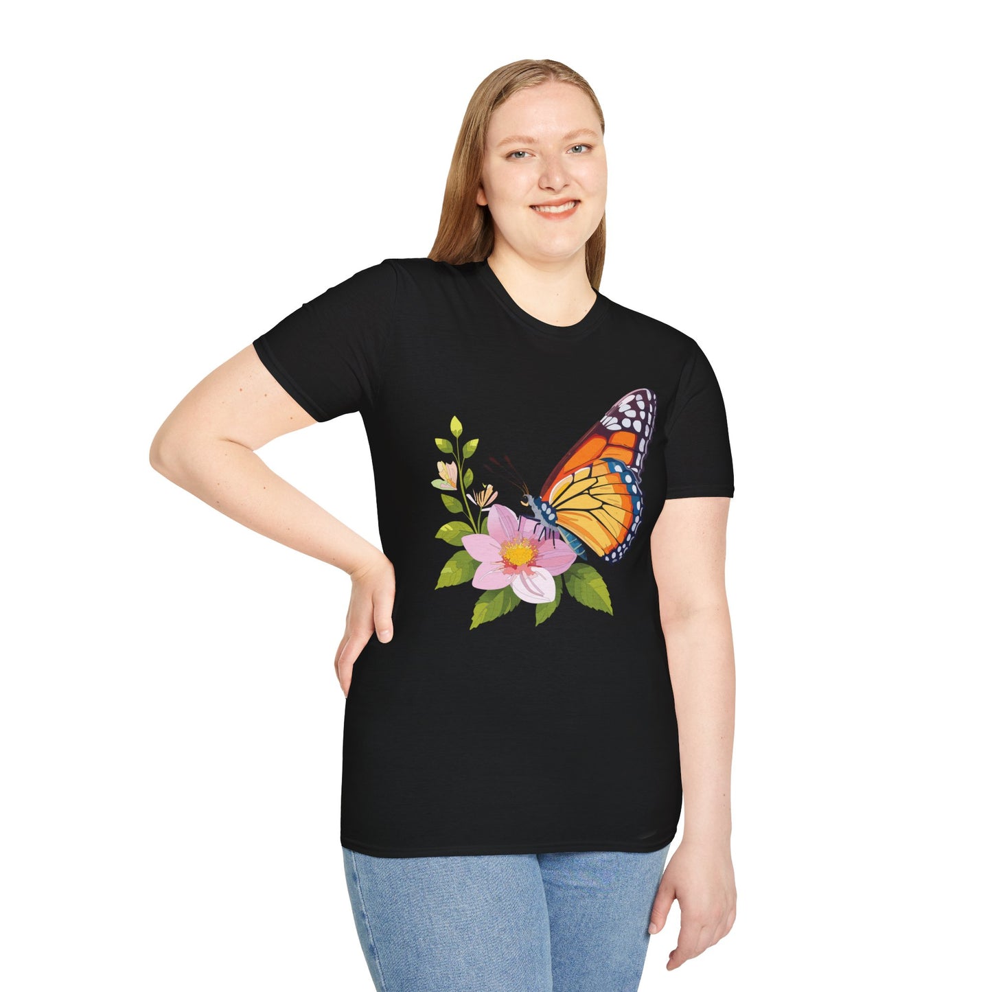 Butterfly Shirt, T Shirt with Butterfly, Monarch Shirt