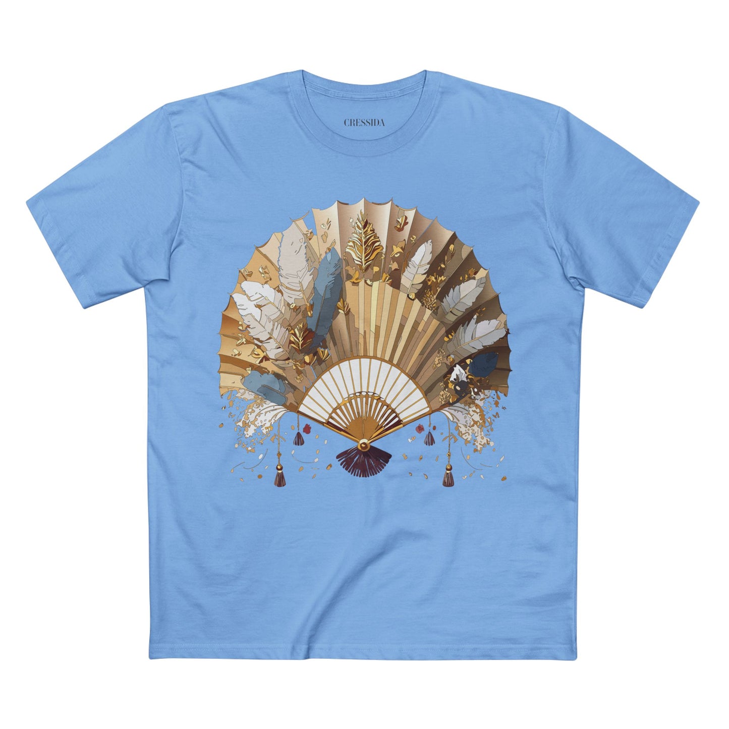 Fan shirt, Shirt with Fan, Tee Shirt with Antique Fan
