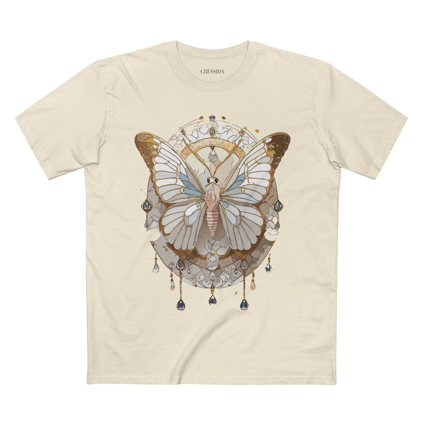 Butterfly shirt, Shirt with Butterfly, Tee Shirt with Antique Butterfly