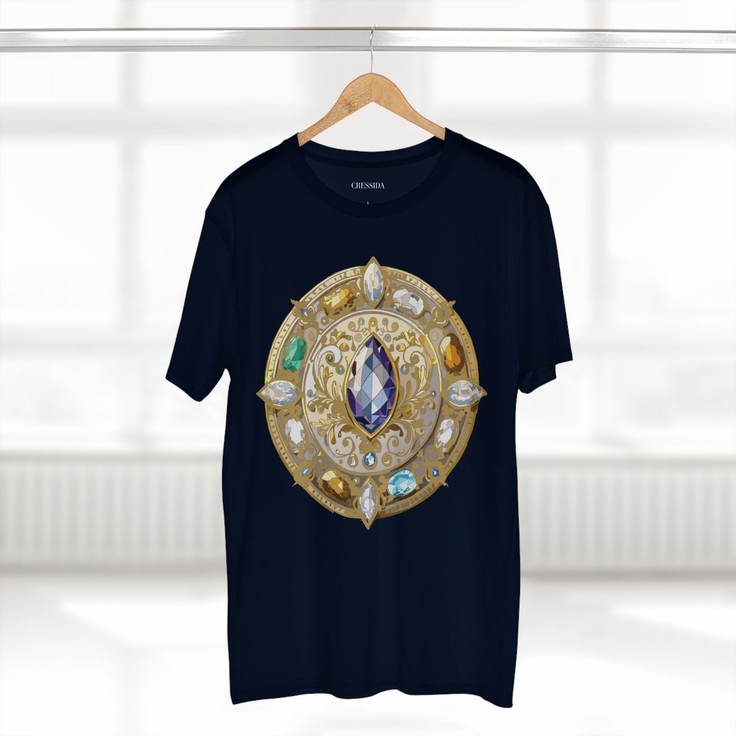 Medallion Shirt, Shirt with Medallion, Tee Shirt with Medal
