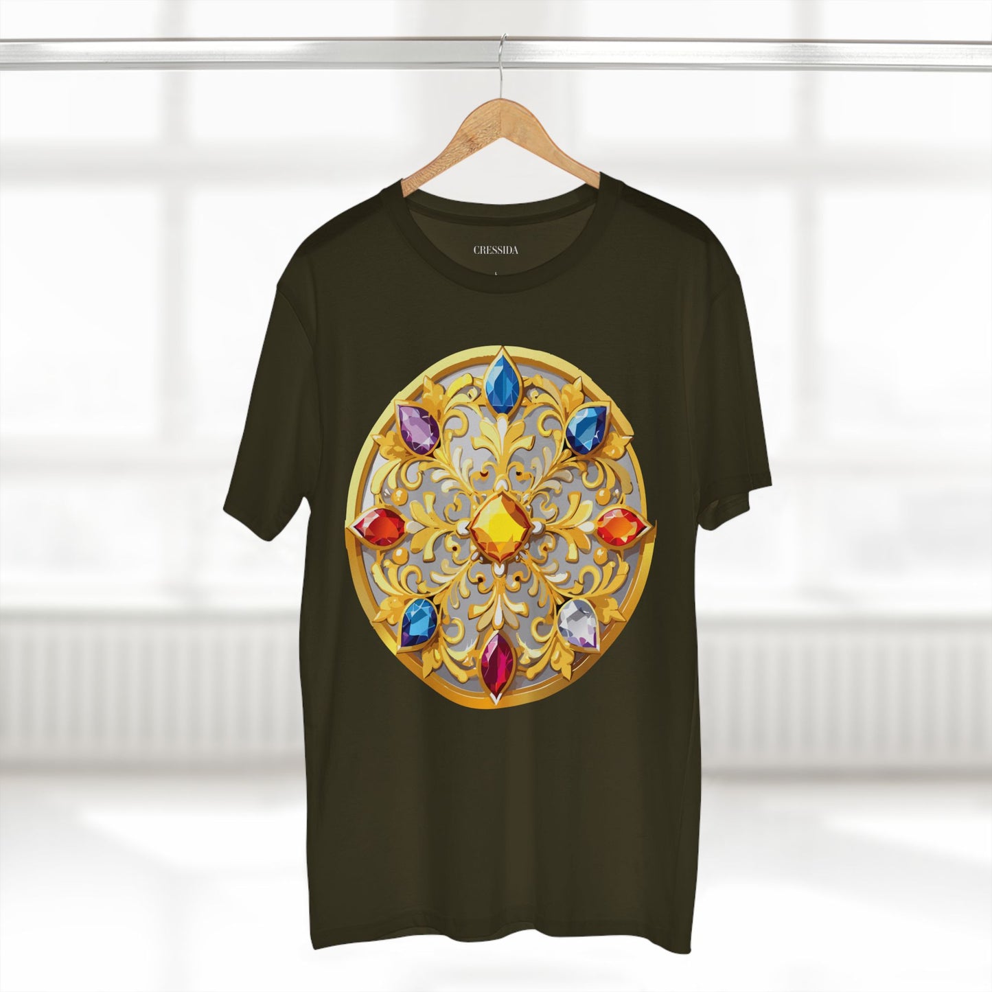 Medallion Shirt, Shirt with Medallion, Tee Shirt with Medal