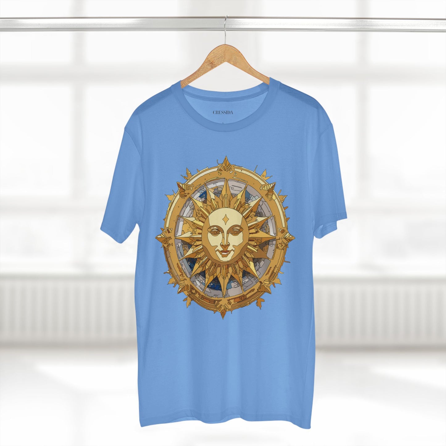 Sun Shirt, Shirt with Sun, Tee Shirt with Gold Sun