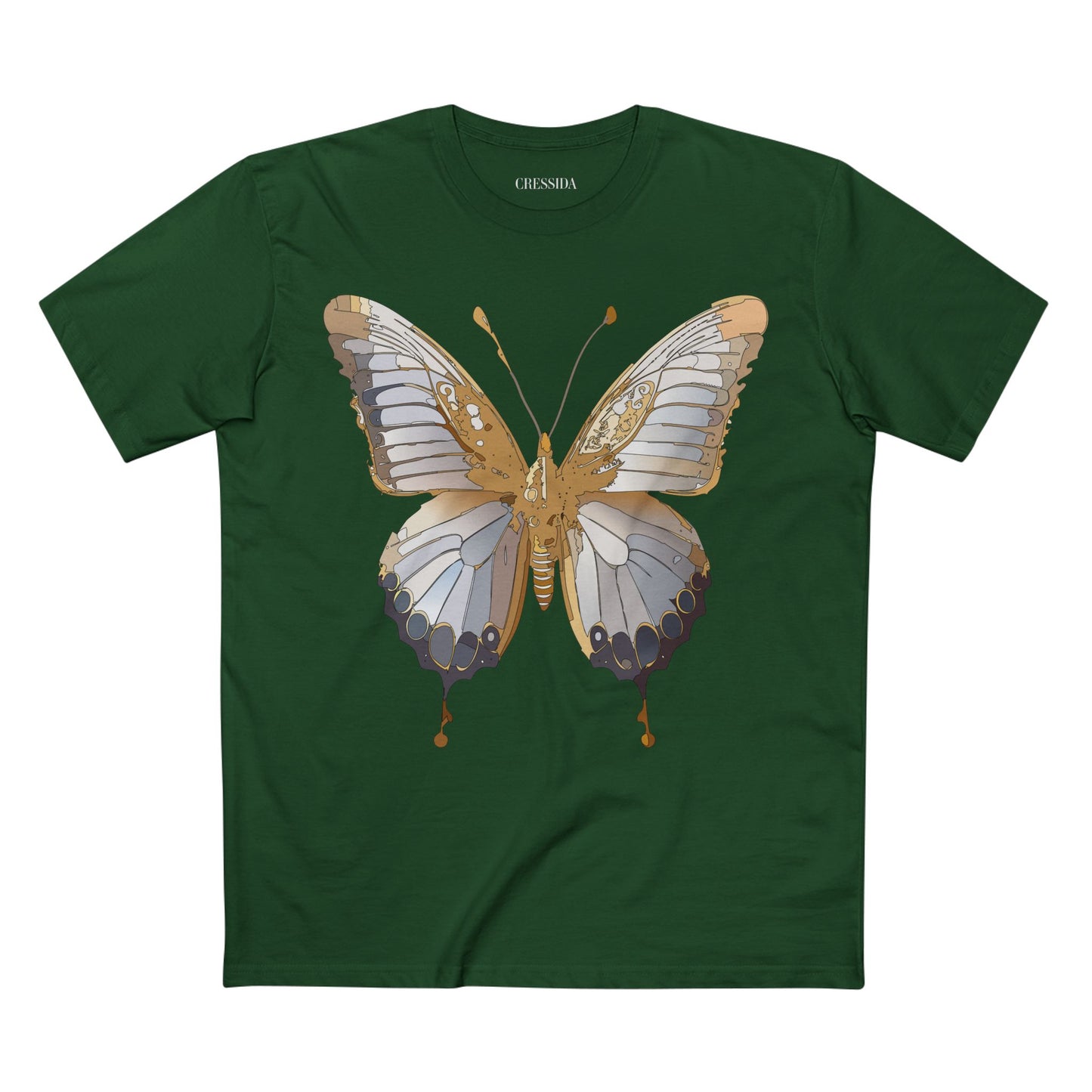 Butterfly shirt, Shirt with Butterfly, Tee Shirt with Antique Butterfly