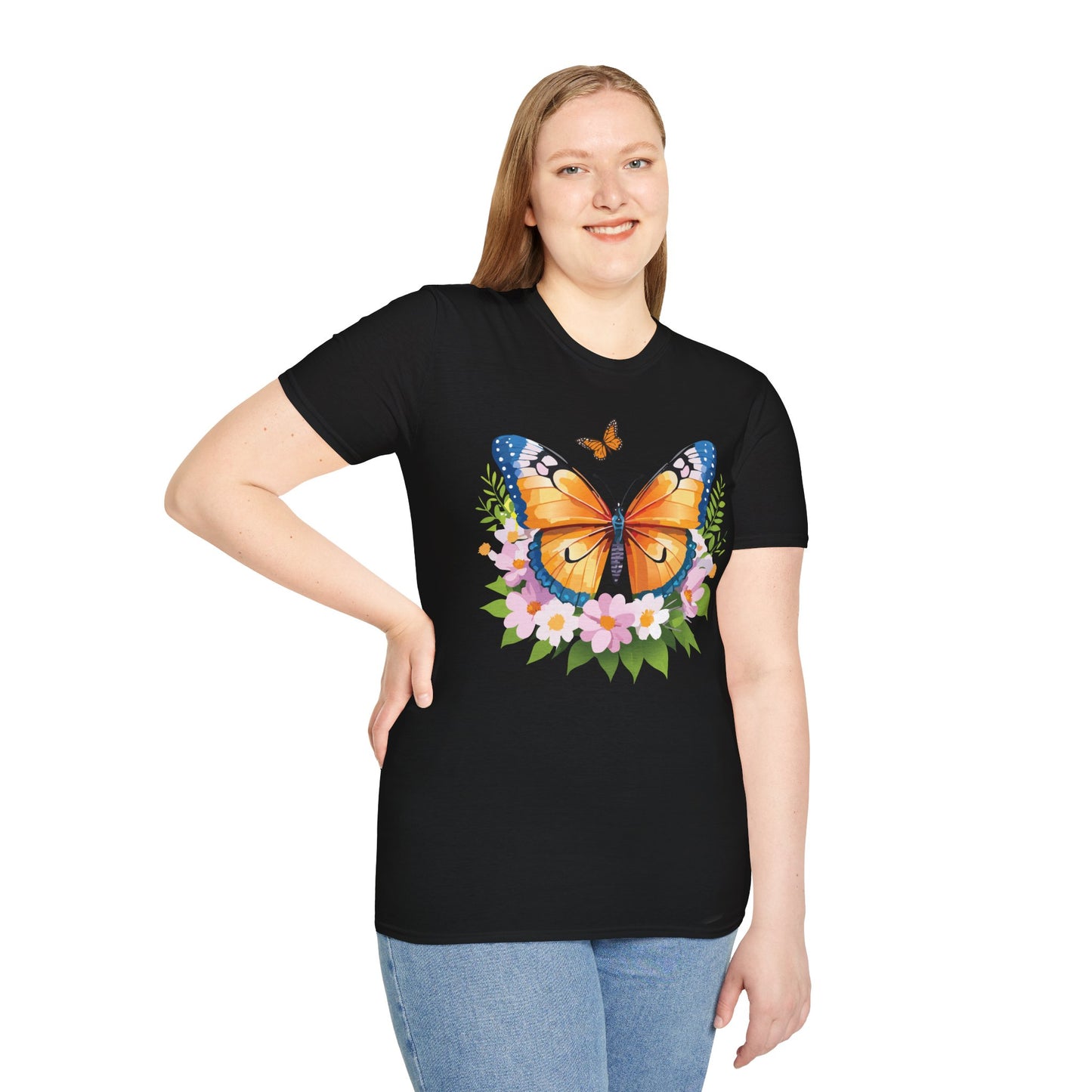 Butterfly Shirt, T Shirt with Butterfly, Monarch Shirt
