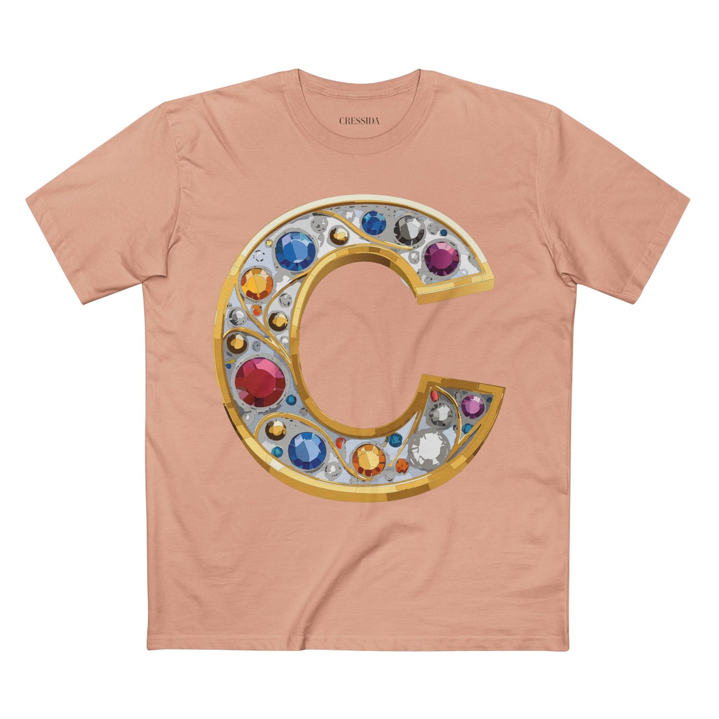 Letter Shirt, Shirt with Letters, Tee Shirt with Gold Letters
