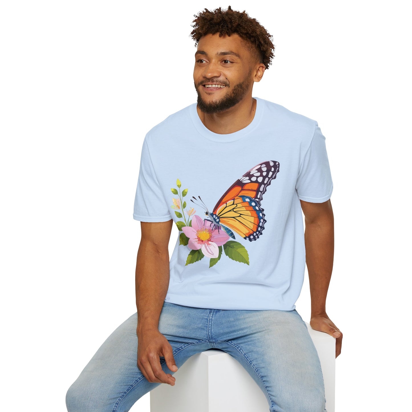 Butterfly Shirt, T Shirt with Butterfly, Monarch Shirt
