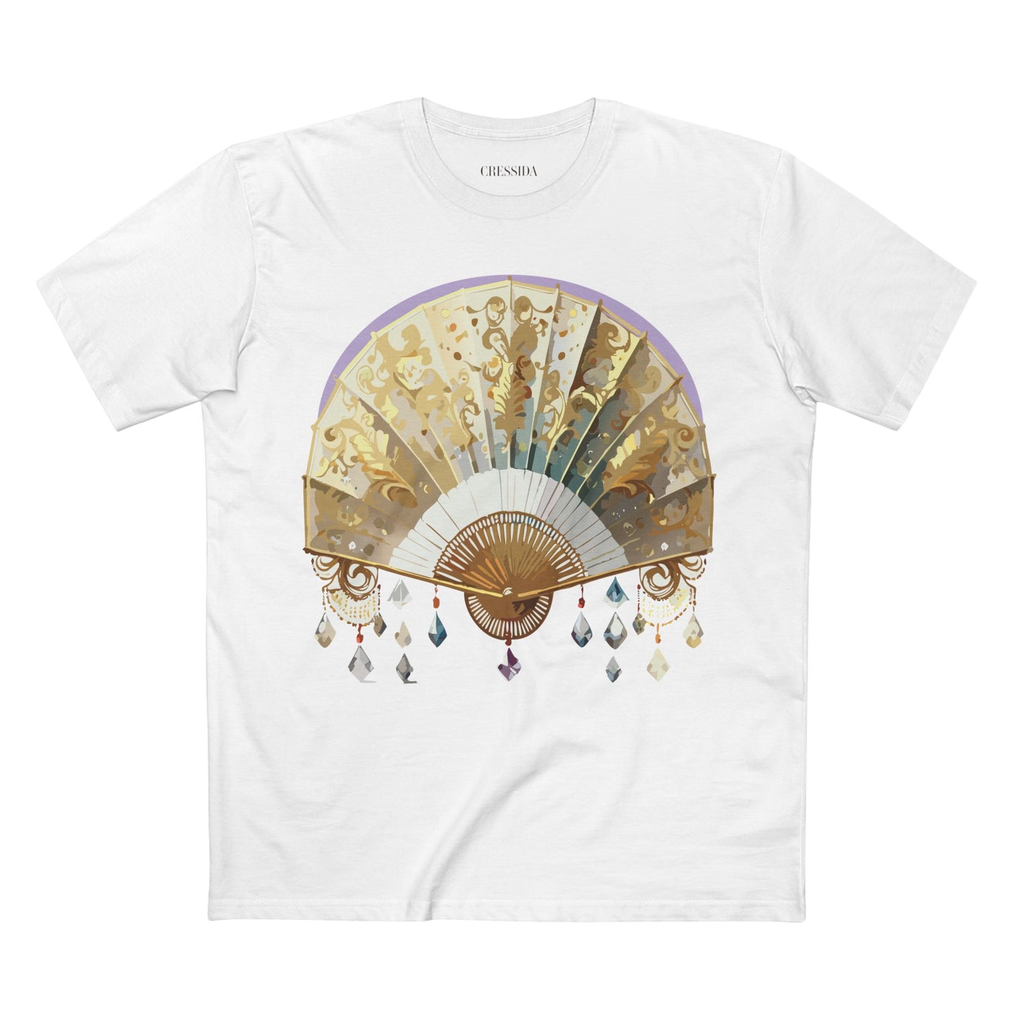 Fan shirt, Shirt with Fan, Tee Shirt with Antique Fan