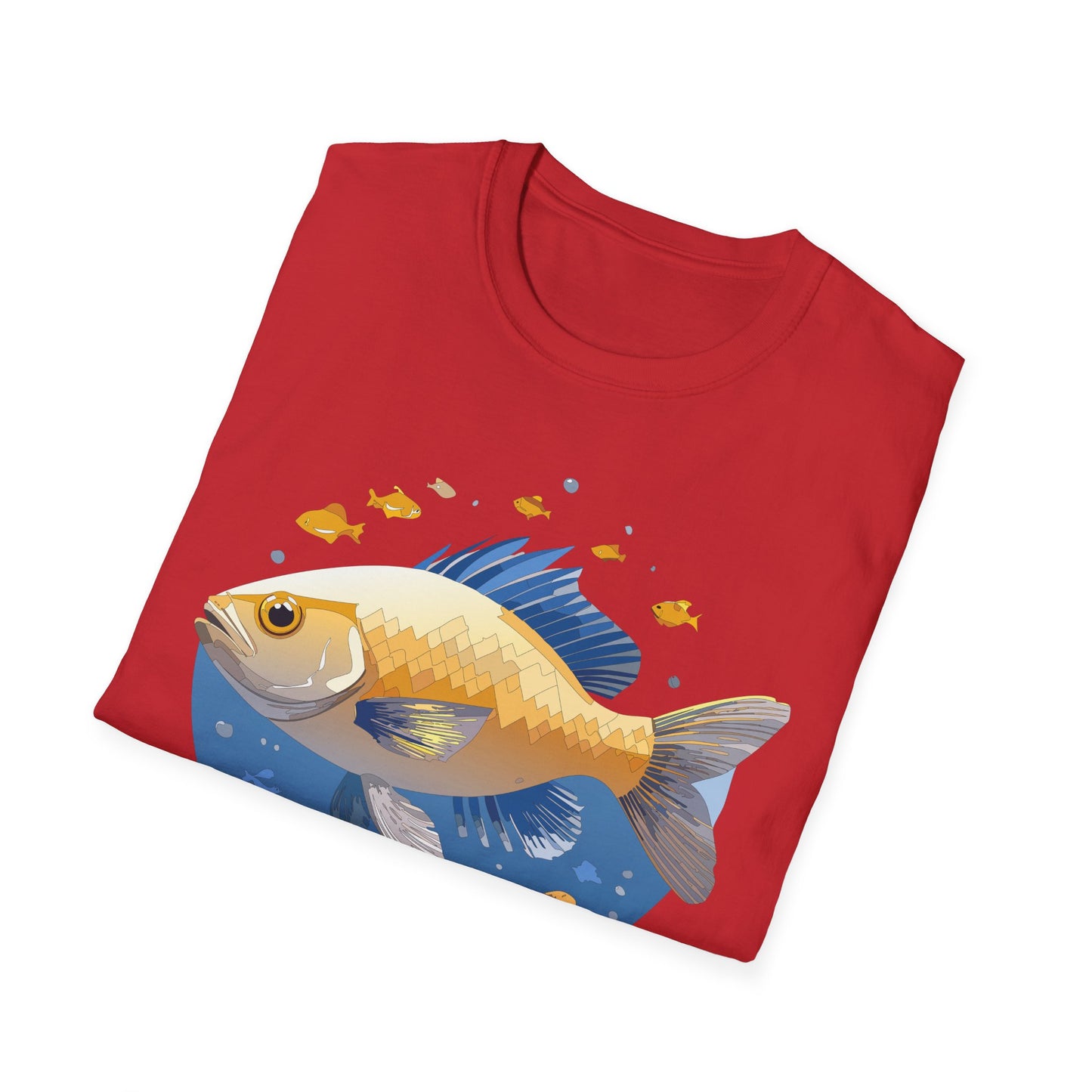 Fish Art Design Shirt, T Shirt with Fish, Graphic Shirt, Tee Shirt with Graphic Design, Shirt with Fish Graphic Art
