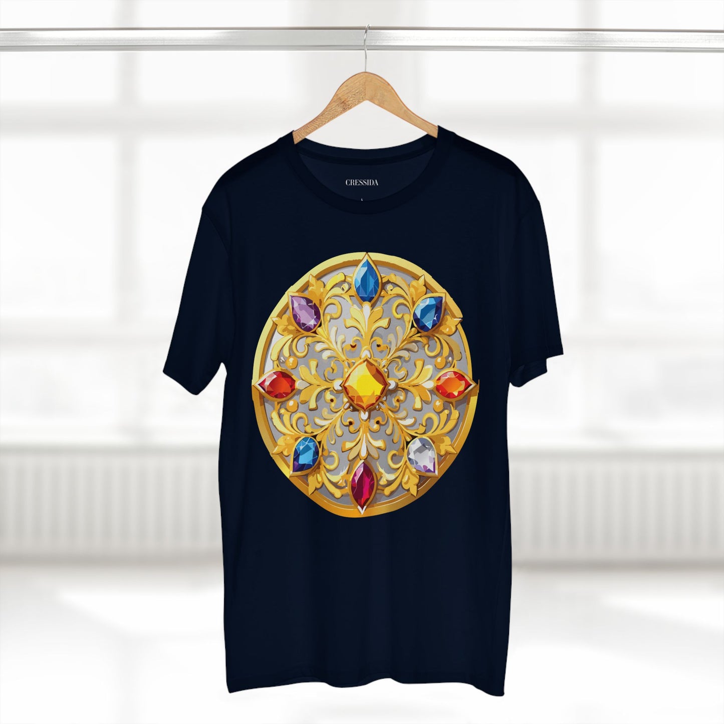Medallion Shirt, Shirt with Medallion, Tee Shirt with Medal