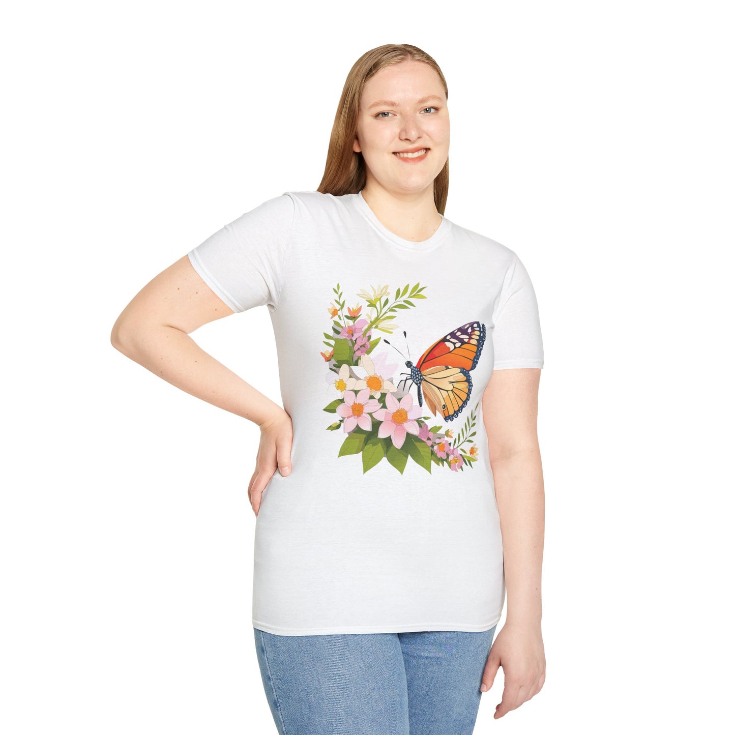 Butterfly Shirt, T Shirt with Butterfly, Monarch Shirt