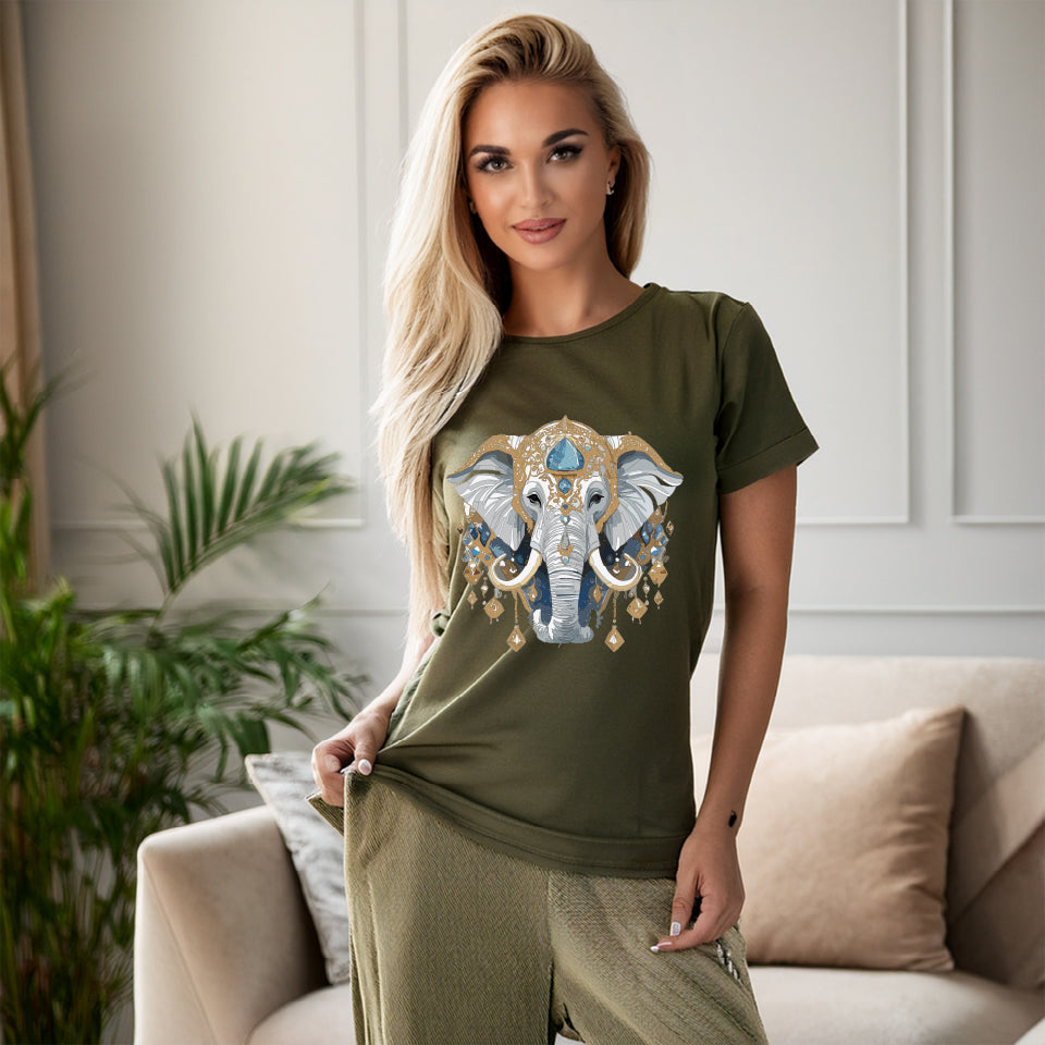 Animal Shirt, Shirt with Animals, Tee Shirt with Antique Animal Medallion