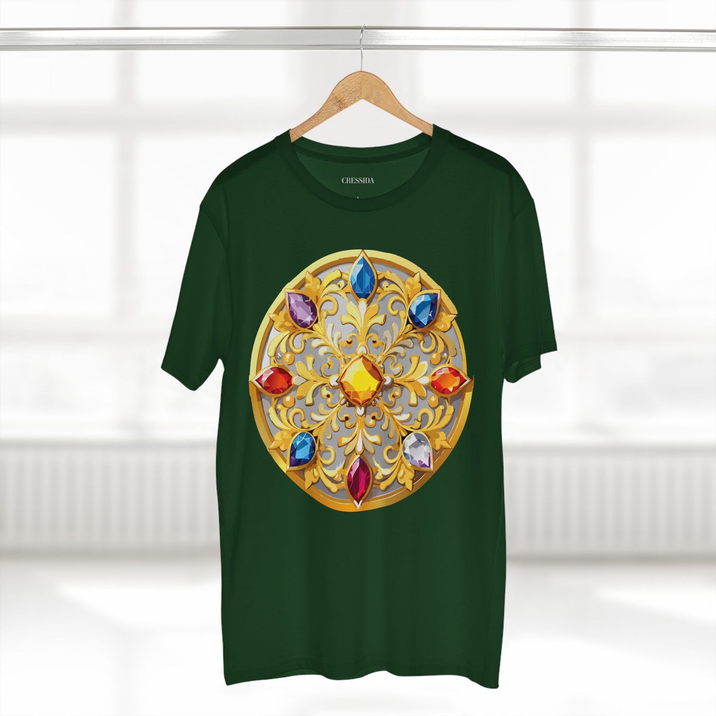 Medallion Shirt, Shirt with Medallion, Tee Shirt with Medal