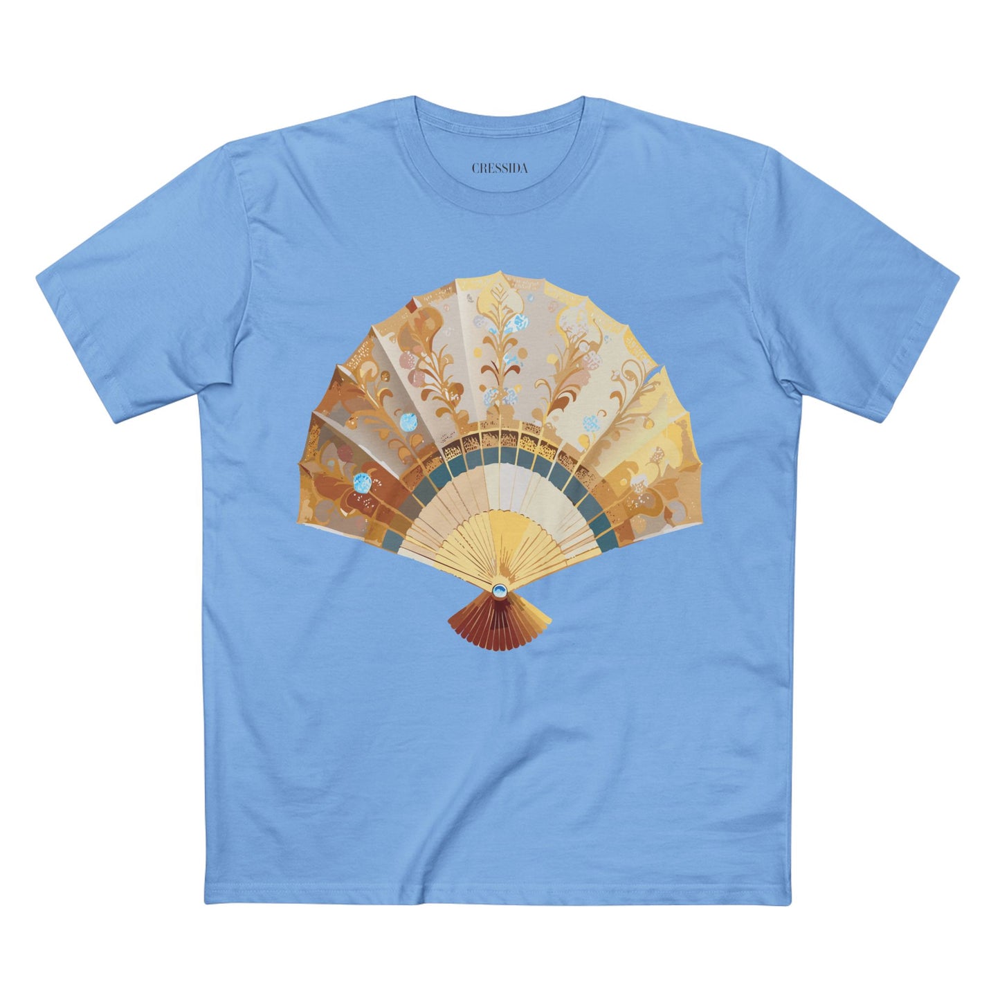 Fan shirt, Shirt with Fan, Tee Shirt with Antique Fan