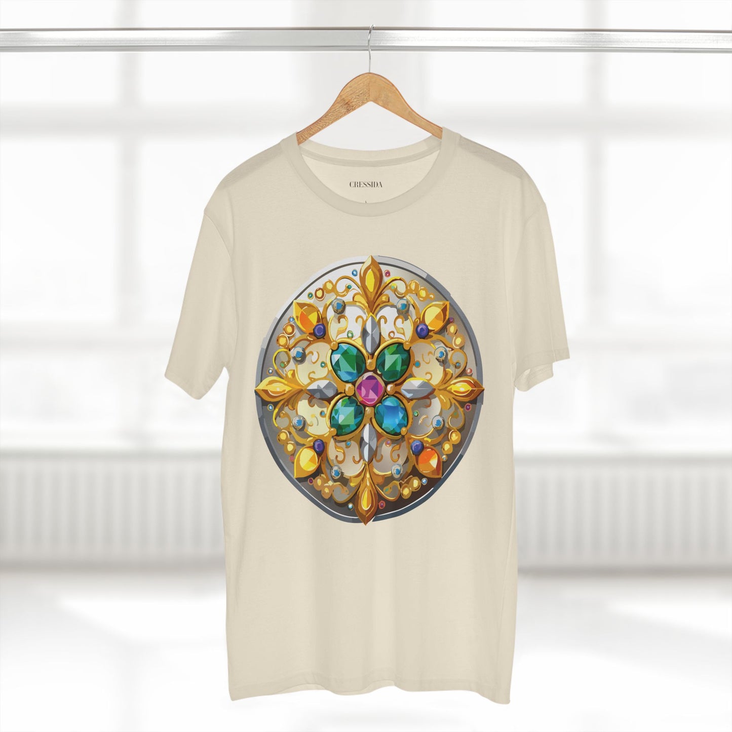 Medallion Shirt, Shirt with Medallion, Tee Shirt with Medal