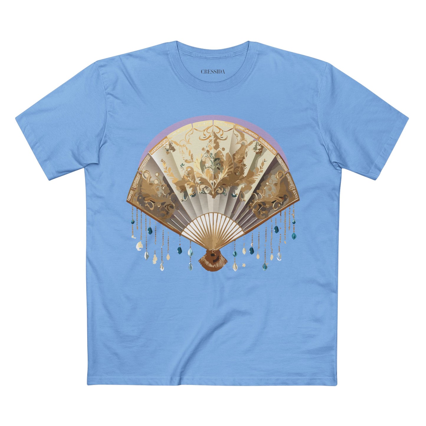 Fan shirt, Shirt with Fan, Tee Shirt with Antique Fan