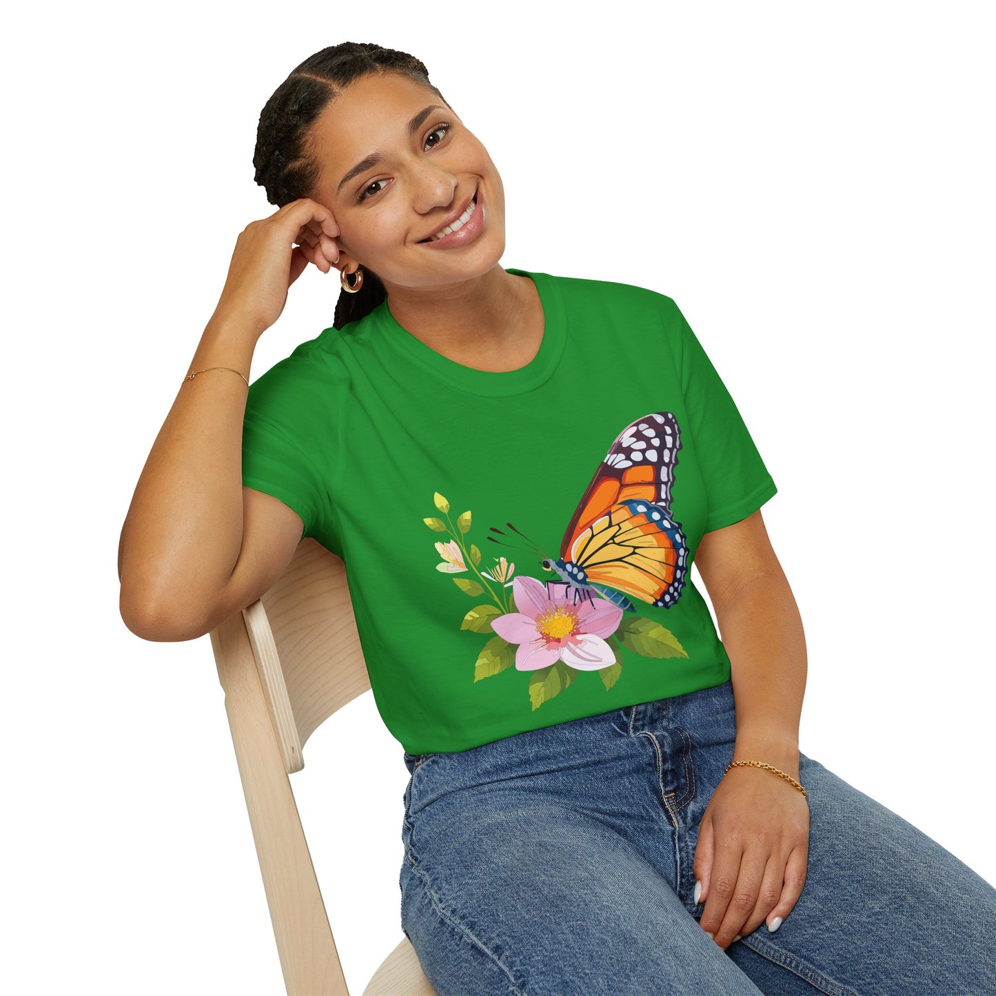 Butterfly Shirt, T Shirt with Butterfly, Monarch Shirt