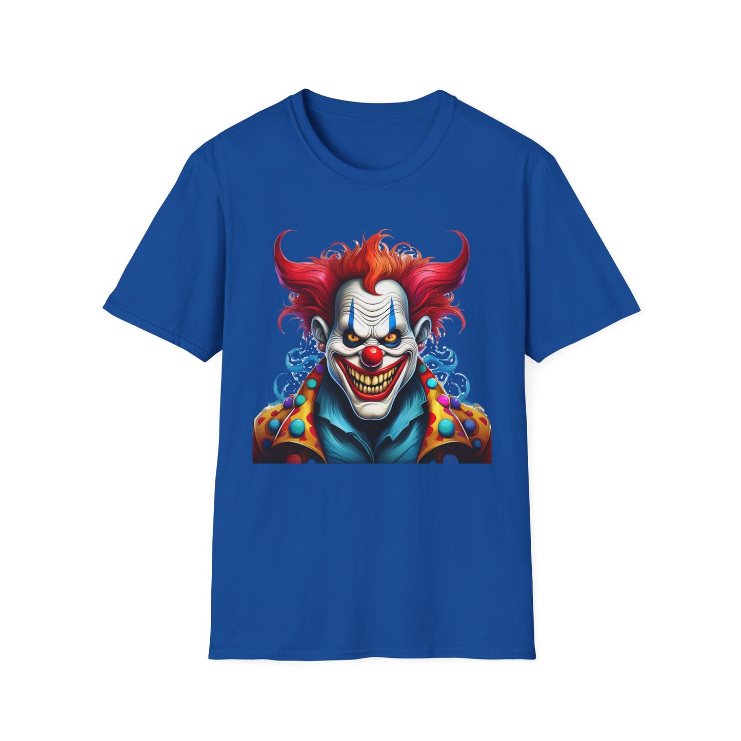 Clown Shirt, T Shirt with Clown, Funny Man Shirt, Tee Shirt with Funny Man, Circus Shirt, Shirt with Circus, Scary Man Shirt, Shirt with Scary Man
