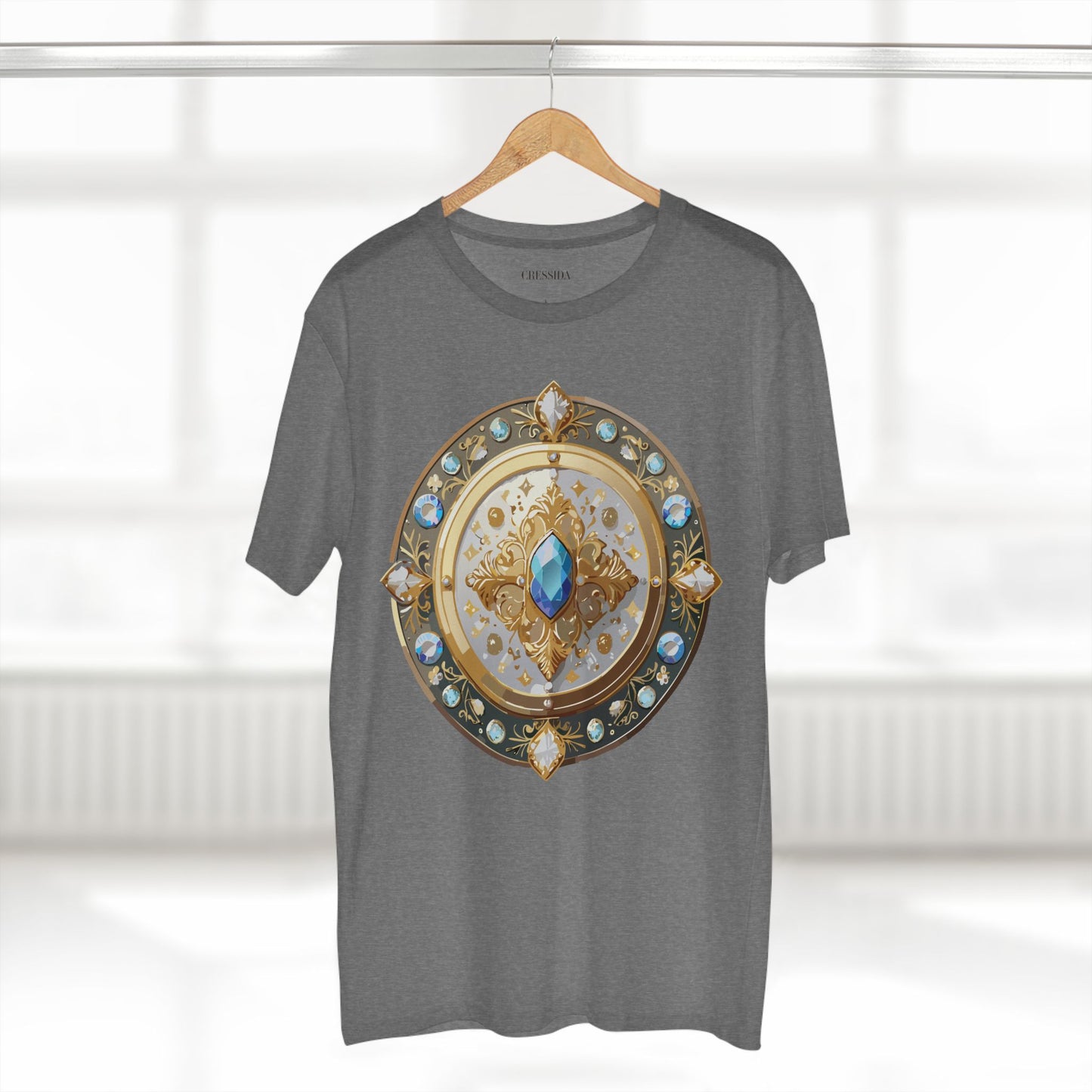 Medallion Shirt, Shirt with Medallion, Tee Shirt with Medal