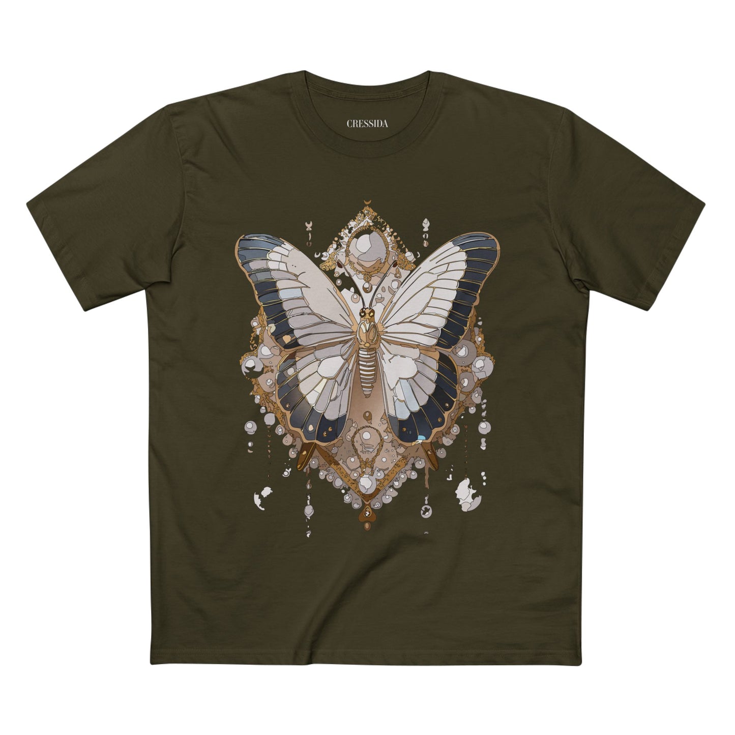Butterfly shirt, Shirt with Butterfly, Tee Shirt with Antique Butterfly