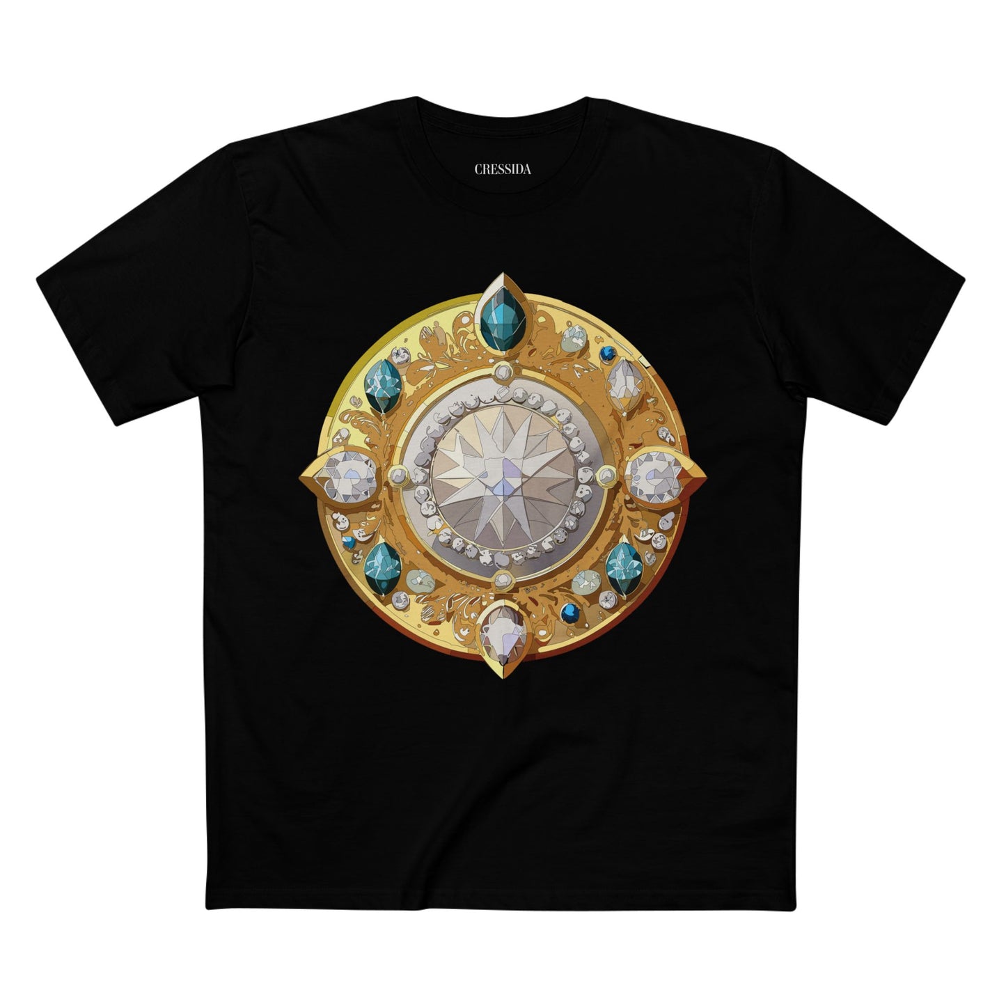 Medallion Shirt, Shirt with Medallion, Tee Shirt with Medal