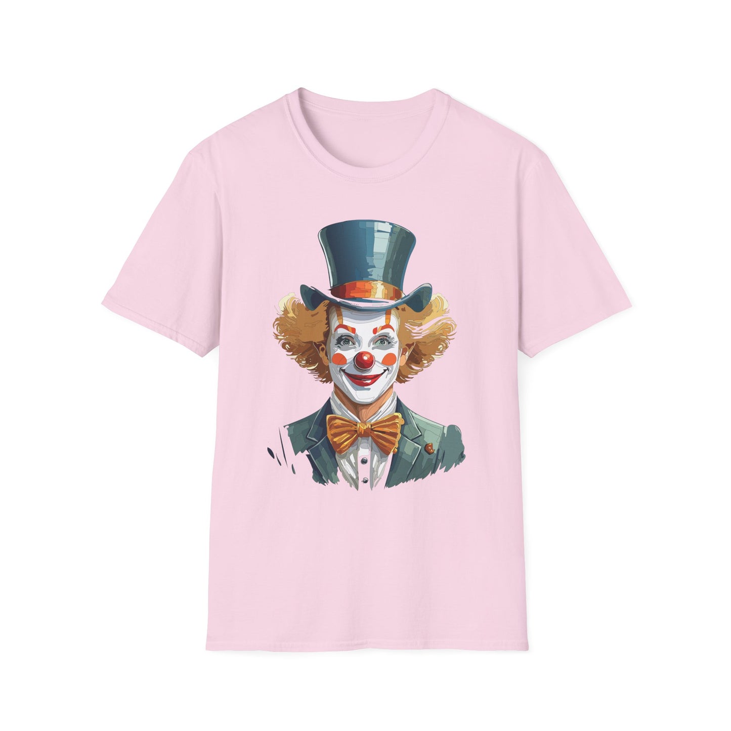Clown Shirt, T Shirt with Clown, Funny Man Shirt, Tee Shirt with Funny Man, Circus Shirt, Shirt with Circus, Scary Man Shirt, Shirt with Scary Man