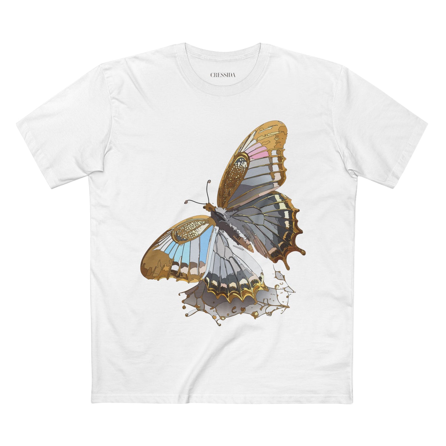 Butterfly shirt, Shirt with Butterfly, Tee Shirt with Antique Butterfly