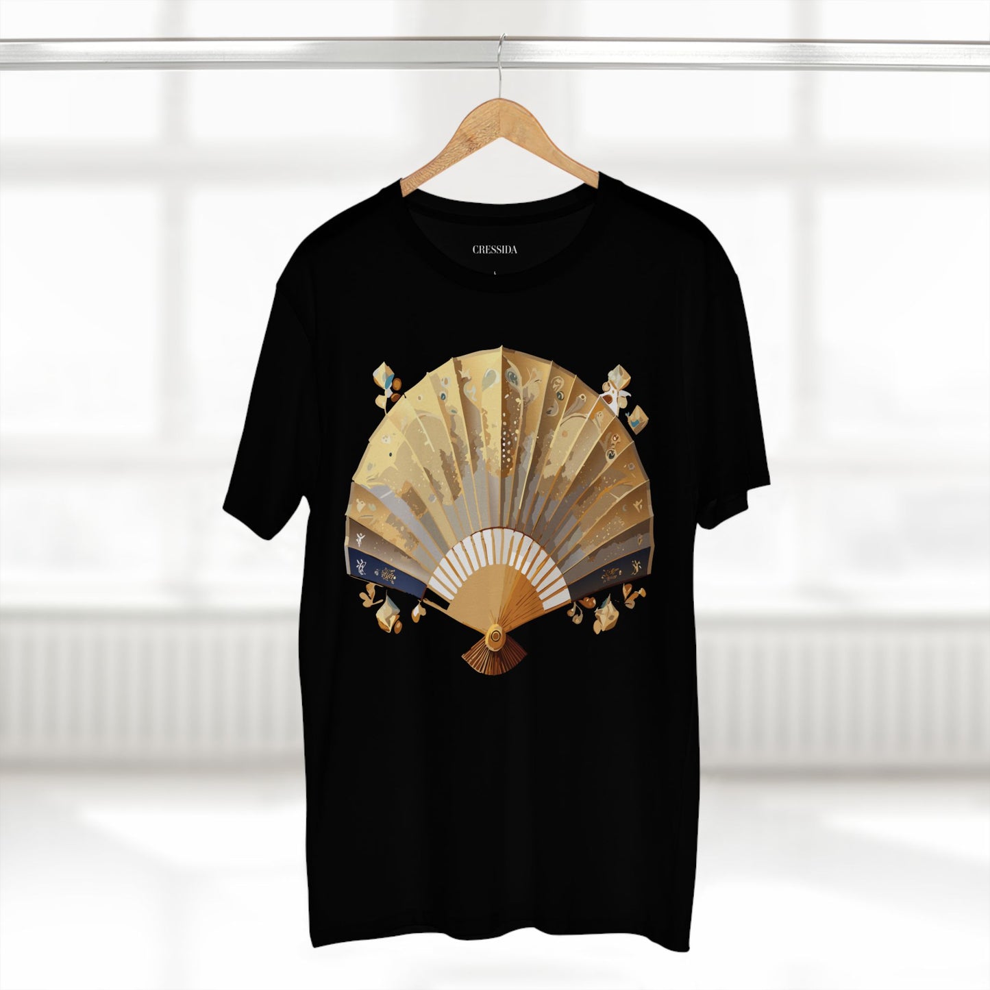 Fan shirt, Shirt with Fan, Tee Shirt with Antique Fan