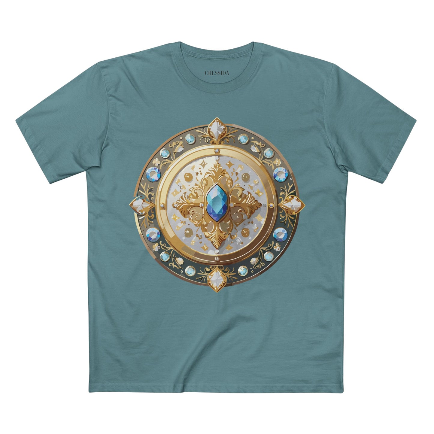 Medallion Shirt, Shirt with Medallion, Tee Shirt with Medal