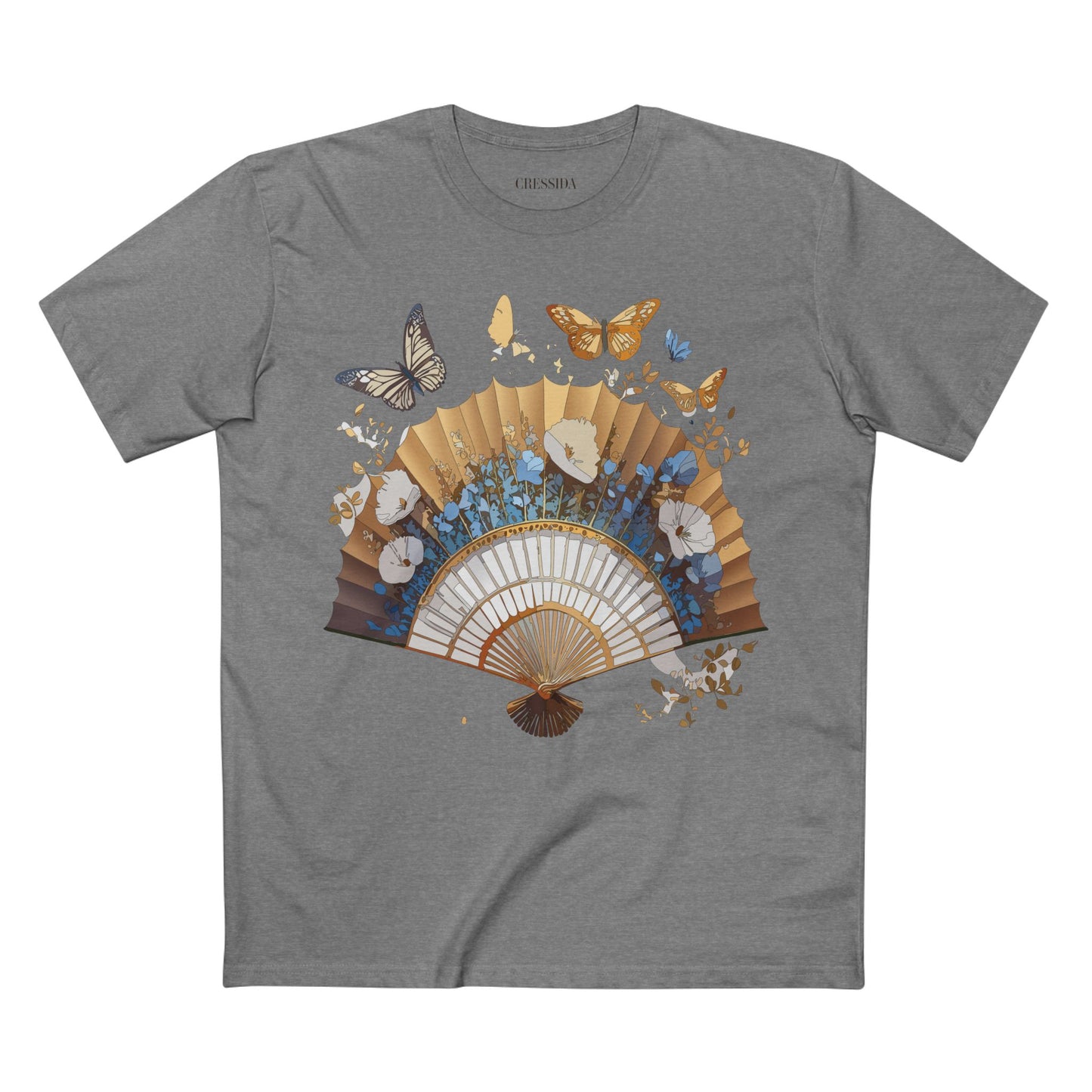 Fan shirt, Shirt with Fan, Tee Shirt with Antique Fan