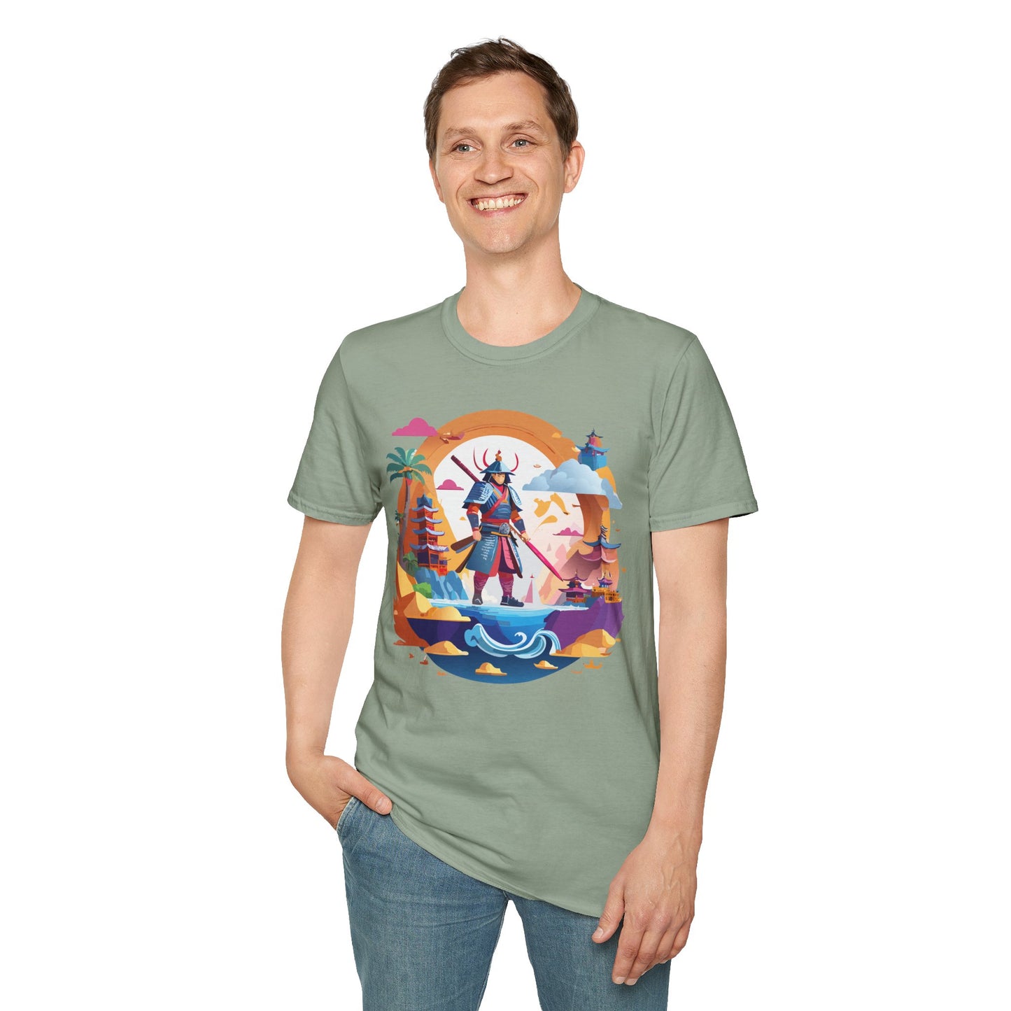 Samurai Shirt, Samurai Tee, T-Shirt with Samurai