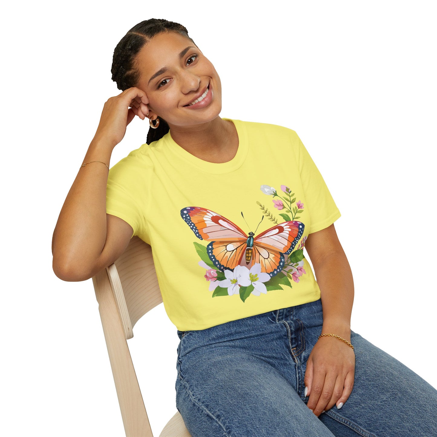 Butterfly Shirt, T Shirt with Butterfly, Monarch Shirt