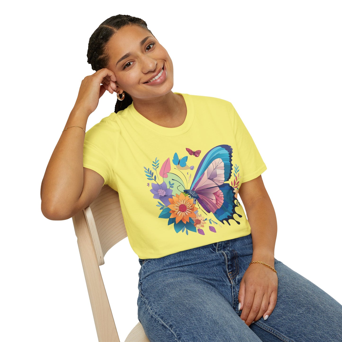 Butterfly Shirt, T Shirt with Butterfly, Monarch Shirt