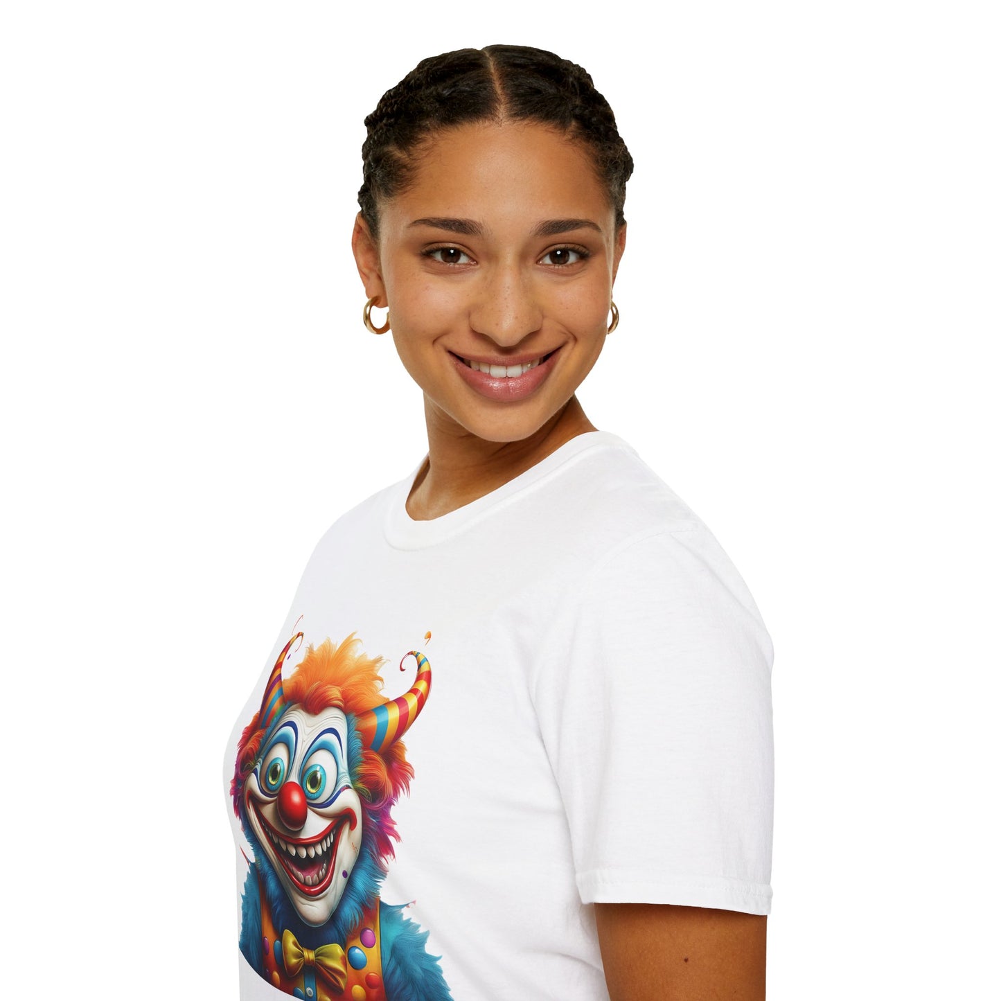Clown Shirt, T Shirt with Clown, Funny Man Shirt, Tee Shirt with Funny Man, Circus Shirt, Shirt with Circus, Scary Man Shirt, Shirt with Scary Man