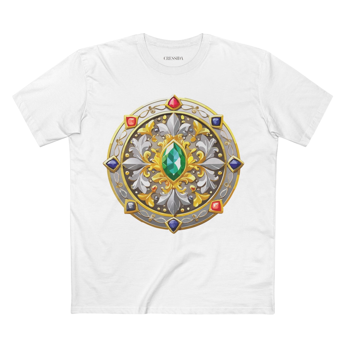 Medallion Shirt, Shirt with Medallion, Tee Shirt with Medal