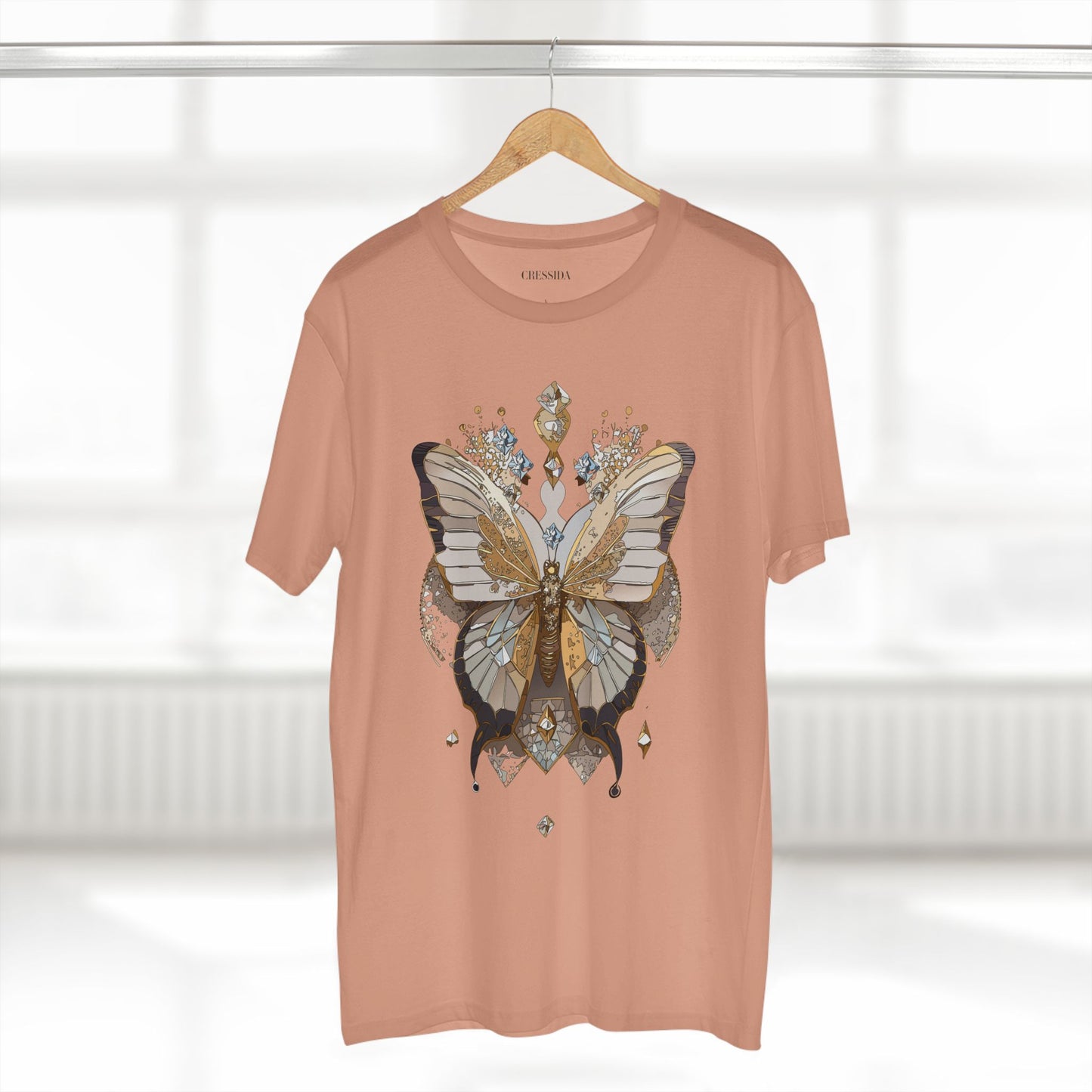 Butterfly shirt, Shirt with Butterfly, Tee Shirt with Antique Butterfly