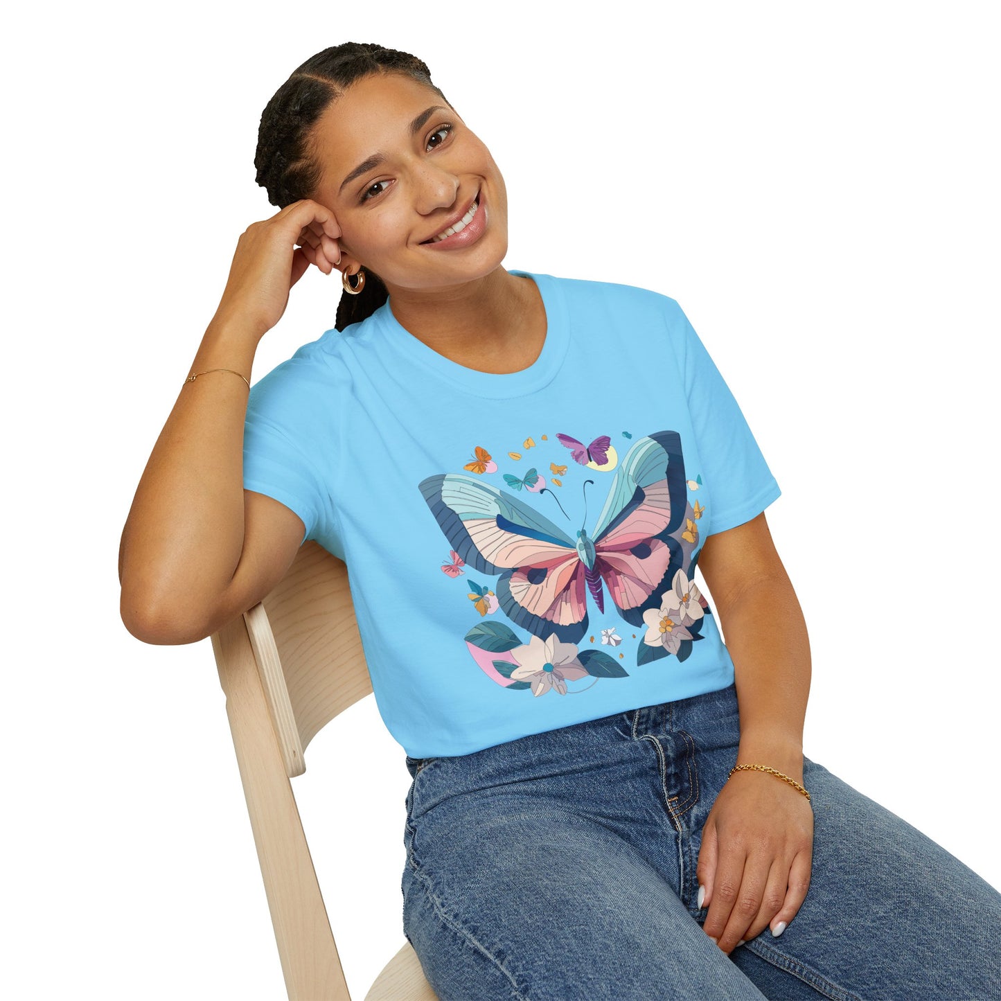 Butterfly Shirt, T Shirt with Butterfly, Monarch Shirt