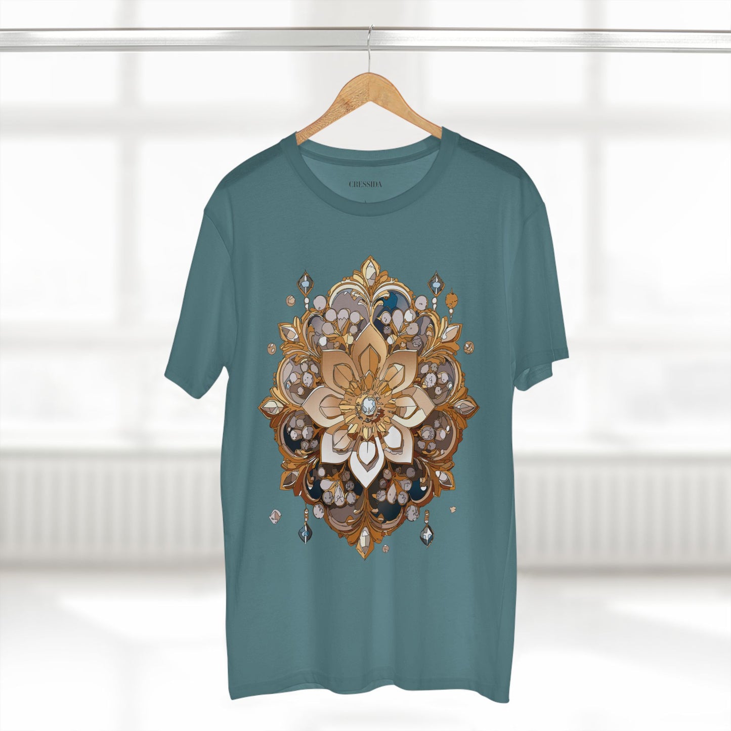 Floral Shirt, Shirt with Flower, Tee Shirt with Antique Flower