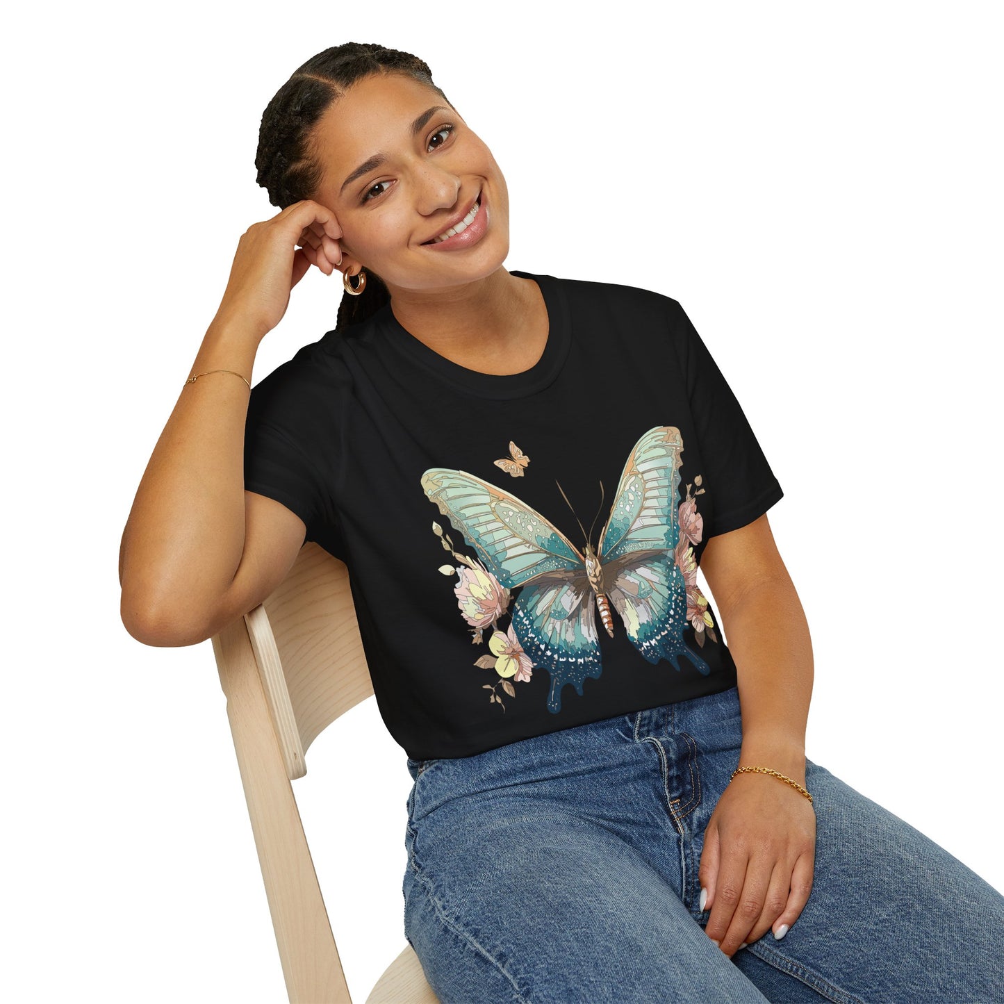 Butterfly Shirt, T Shirt with Butterfly, Monarch Shirt