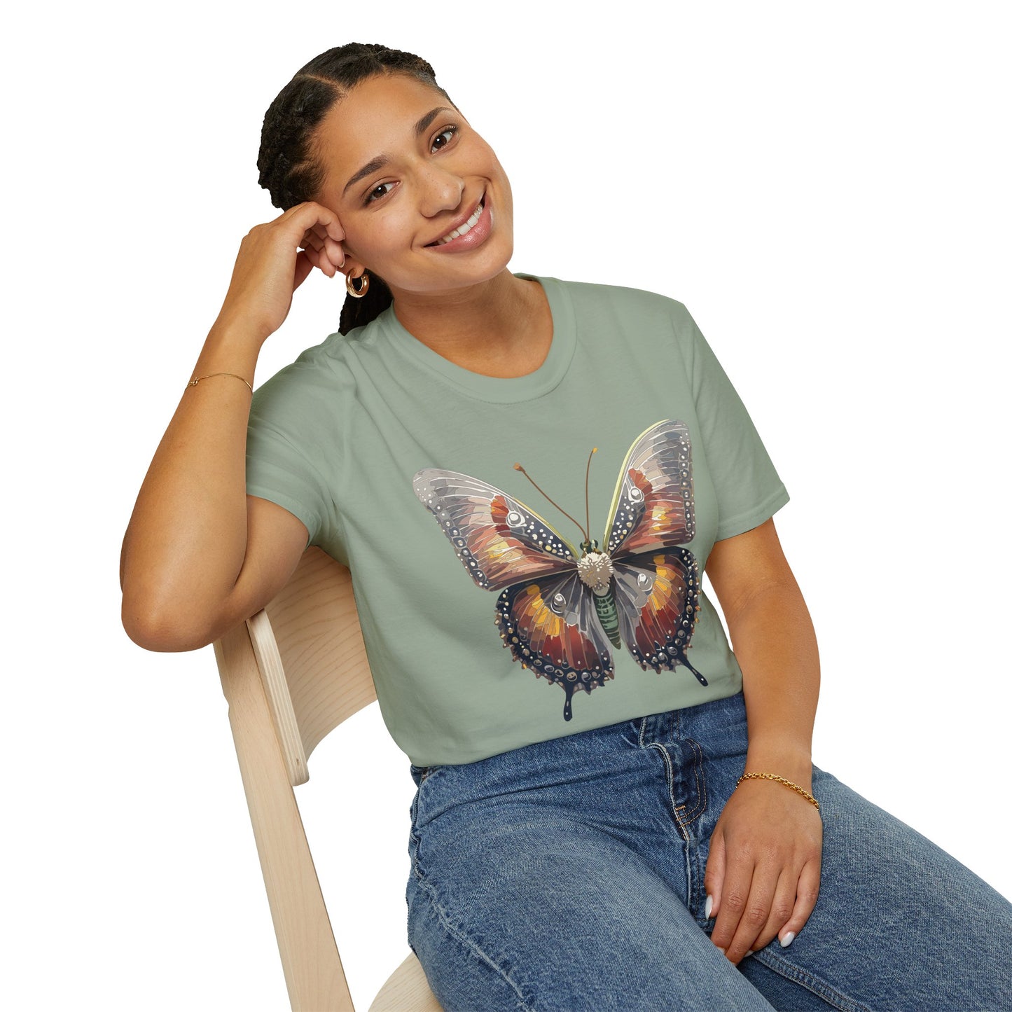 Butterfly Shirt, T Shirt with Butterfly, Monarch Shirt