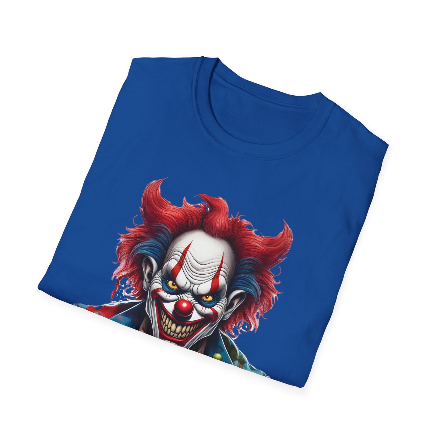 Clown Shirt, T Shirt with Clown, Funny Man Shirt, Tee Shirt with Funny Man, Circus Shirt, Shirt with Circus, Scary Man Shirt, Shirt with Scary Man