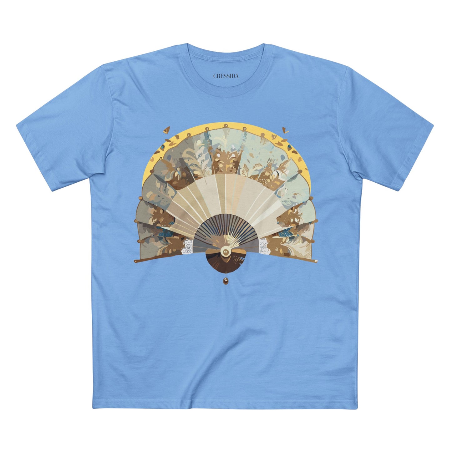 Fan shirt, Shirt with Fan, Tee Shirt with Antique Fan
