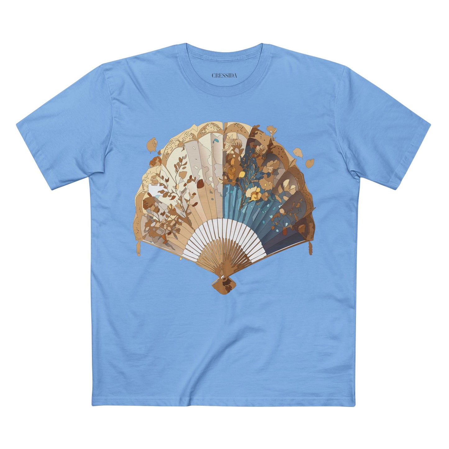 Fan shirt, Shirt with Fan, Tee Shirt with Antique Fan