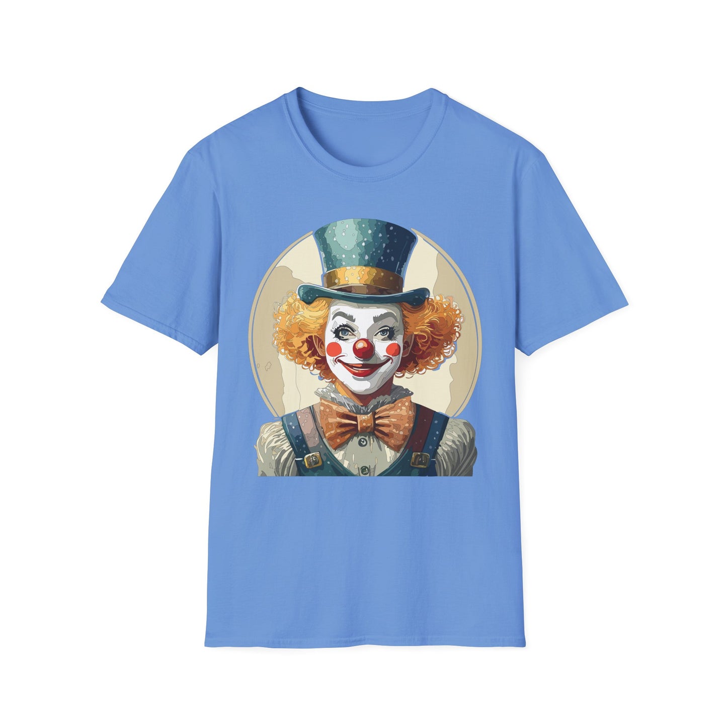 Clown Shirt, T Shirt with Clown, Funny Man Shirt, Tee Shirt with Funny Man, Circus Shirt, Shirt with Circus, Scary Man Shirt, Shirt with Scary Man