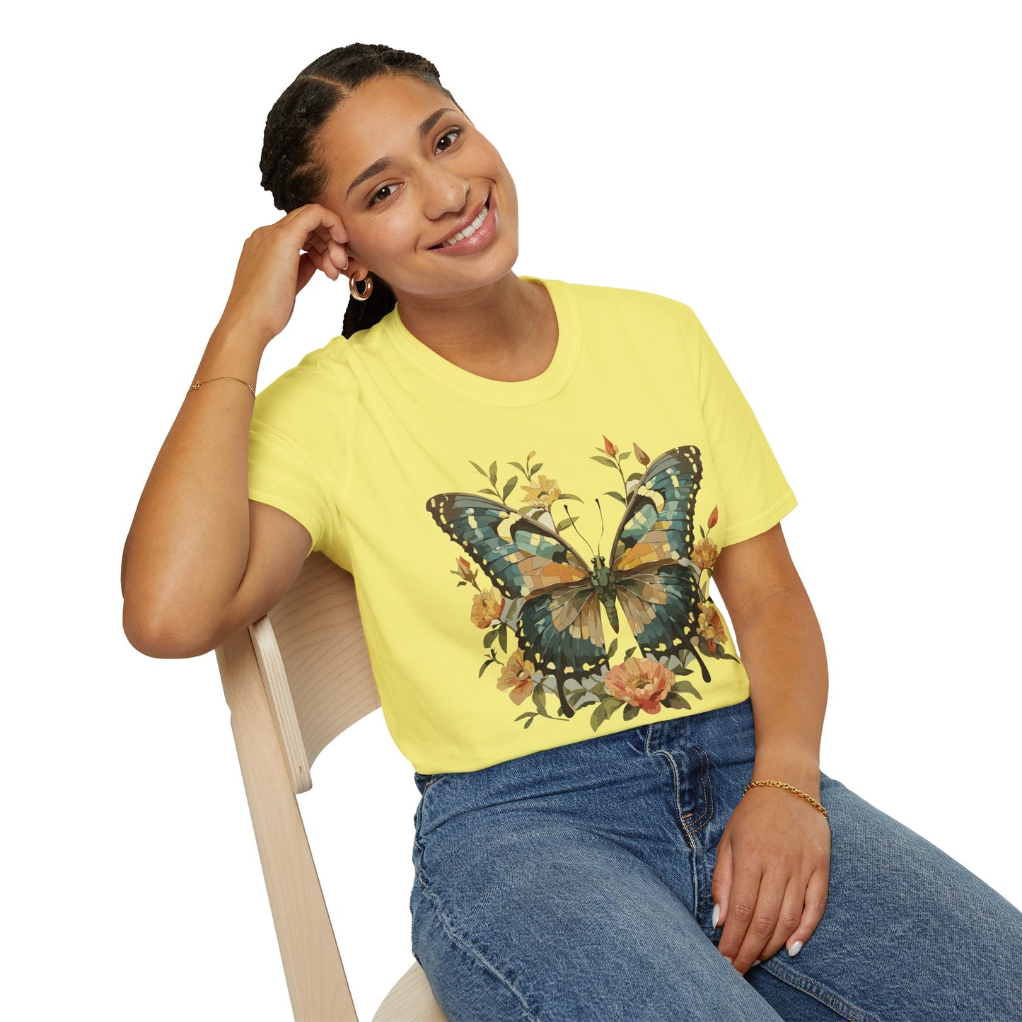 Butterfly Shirt, T Shirt with Butterfly, Monarch Shirt