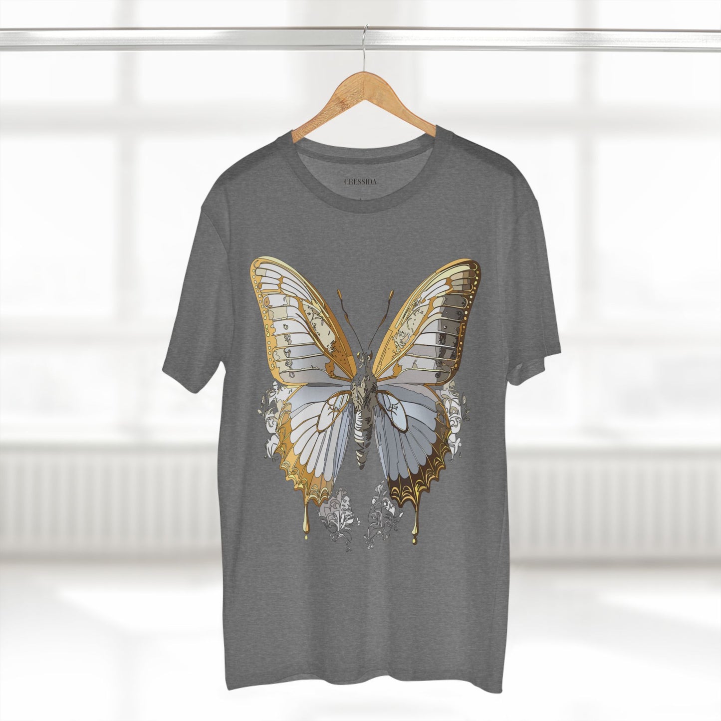 Butterfly shirt, Shirt with Butterfly, Tee Shirt with Antique Butterfly