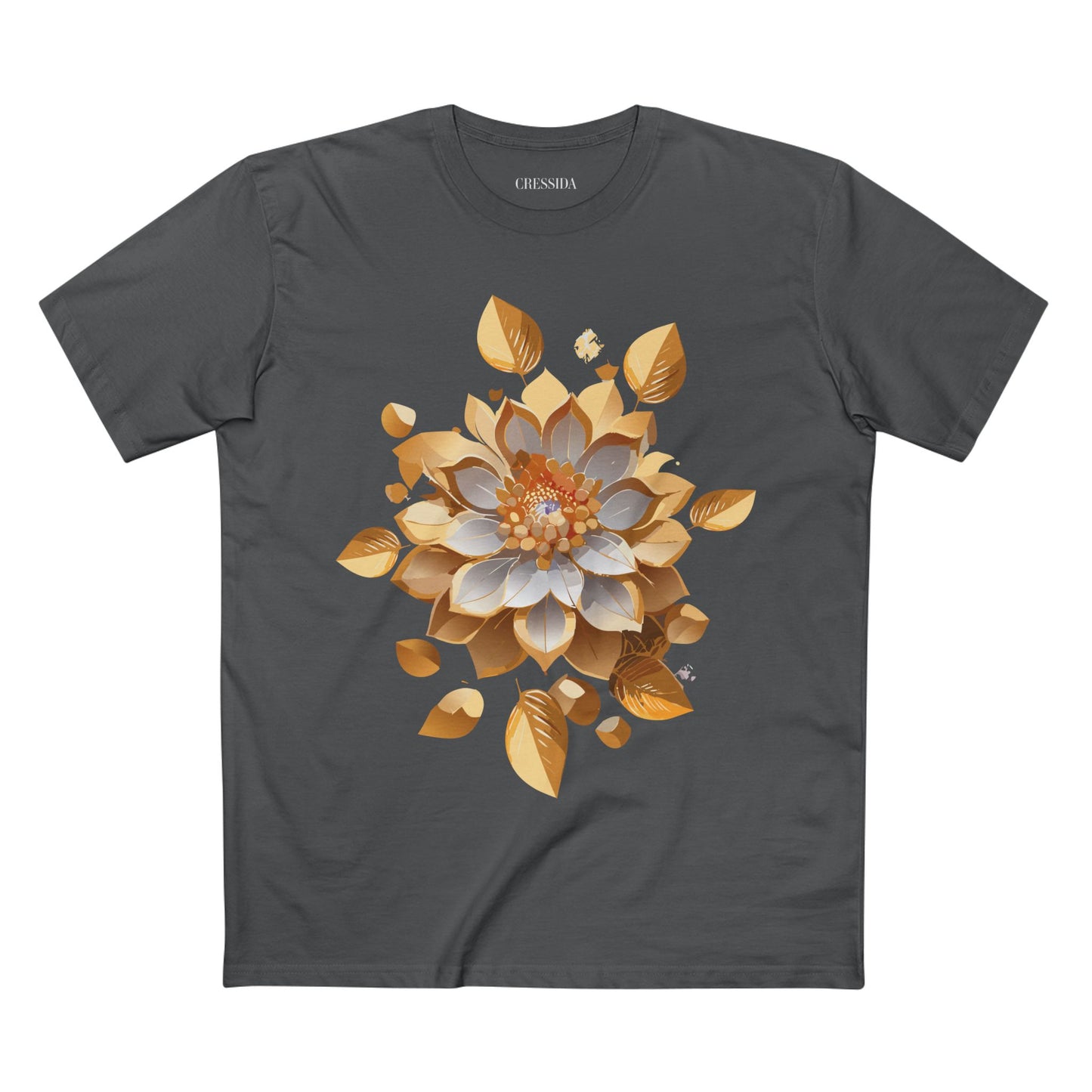 Floral Shirt, Shirt with Flower, Tee Shirt with Antique Flower