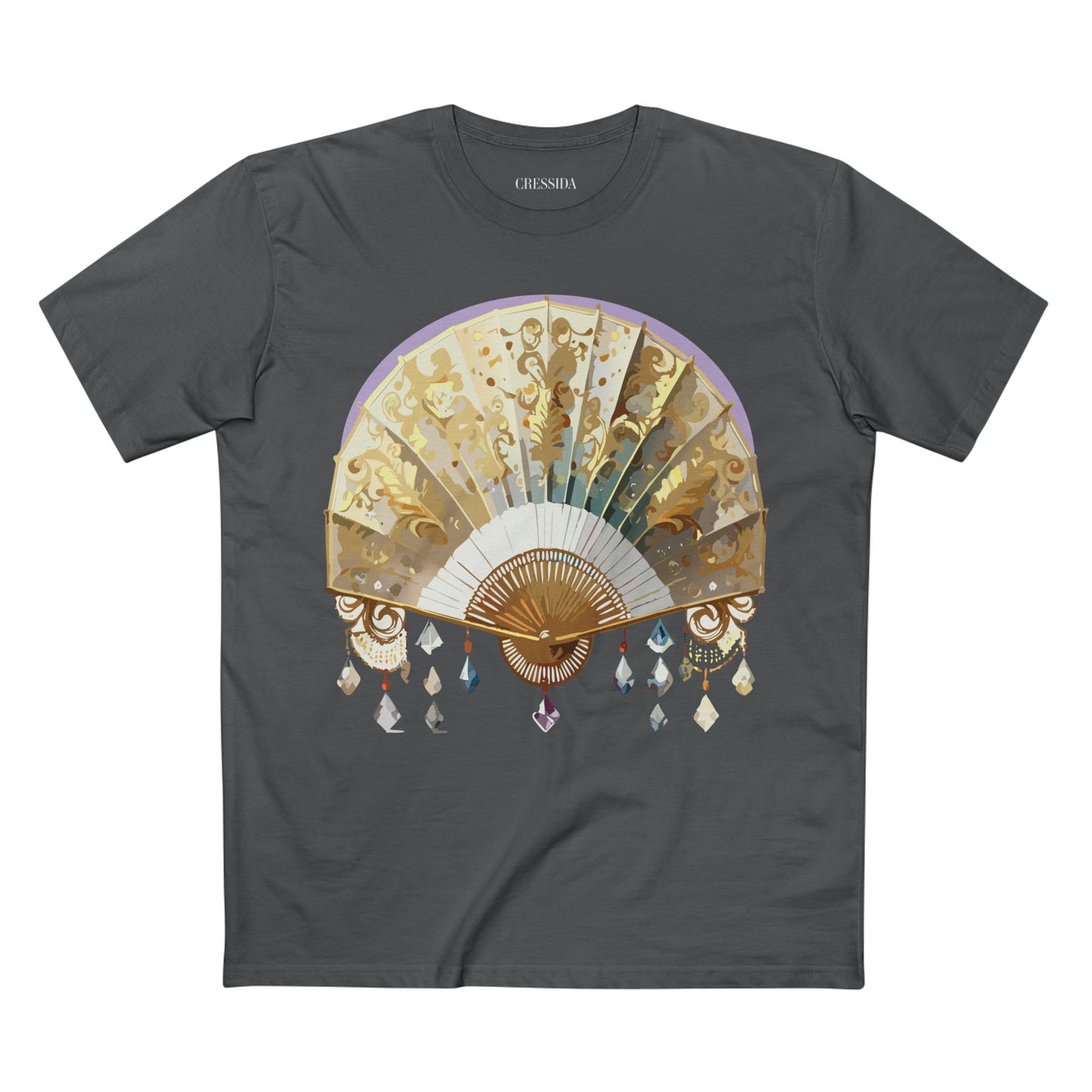 Fan shirt, Shirt with Fan, Tee Shirt with Antique Fan