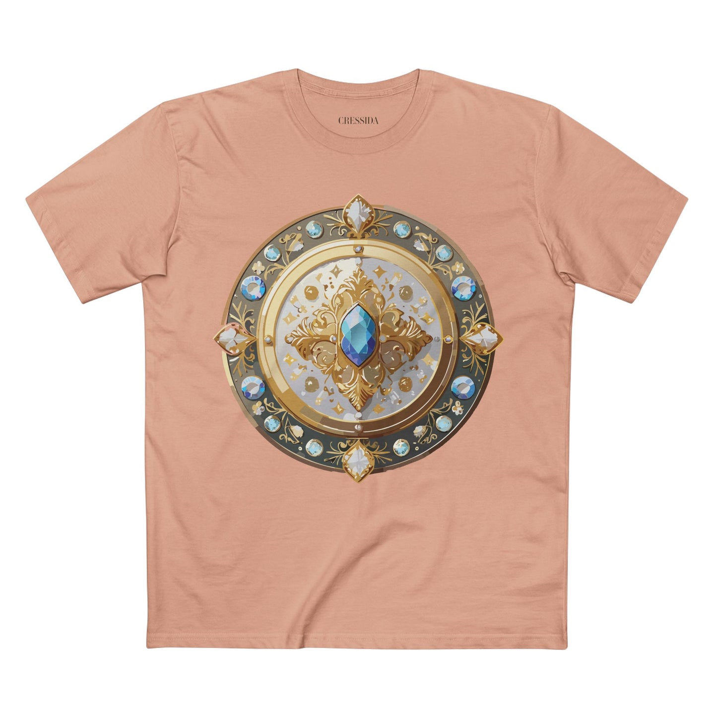 Medallion Shirt, Shirt with Medallion, Tee Shirt with Medal